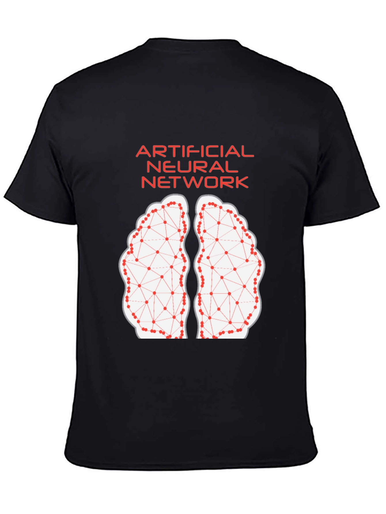Artificial Neural Network Brain T-Shirt - Black