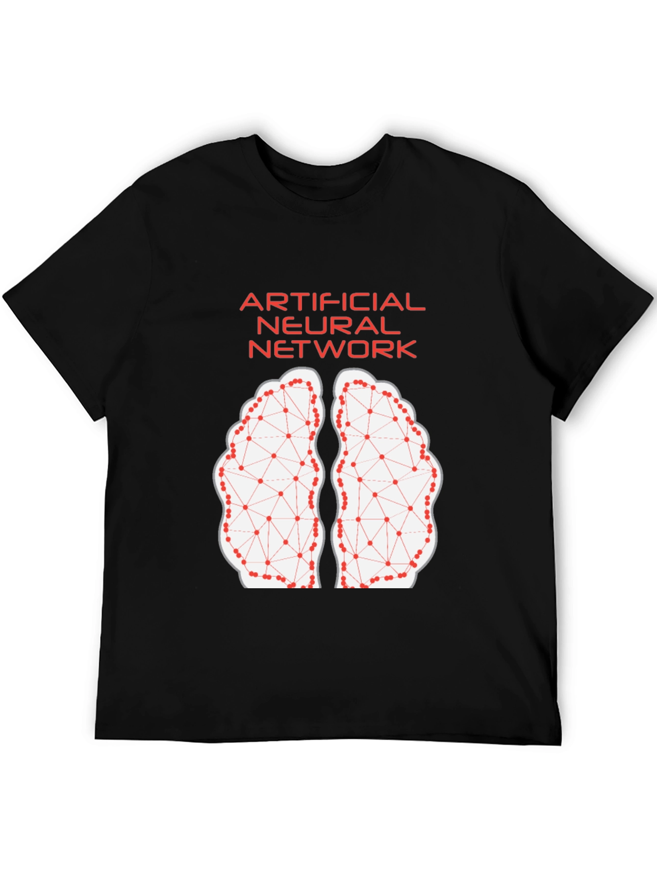 Artificial Neural Network Brain T-Shirt - Black