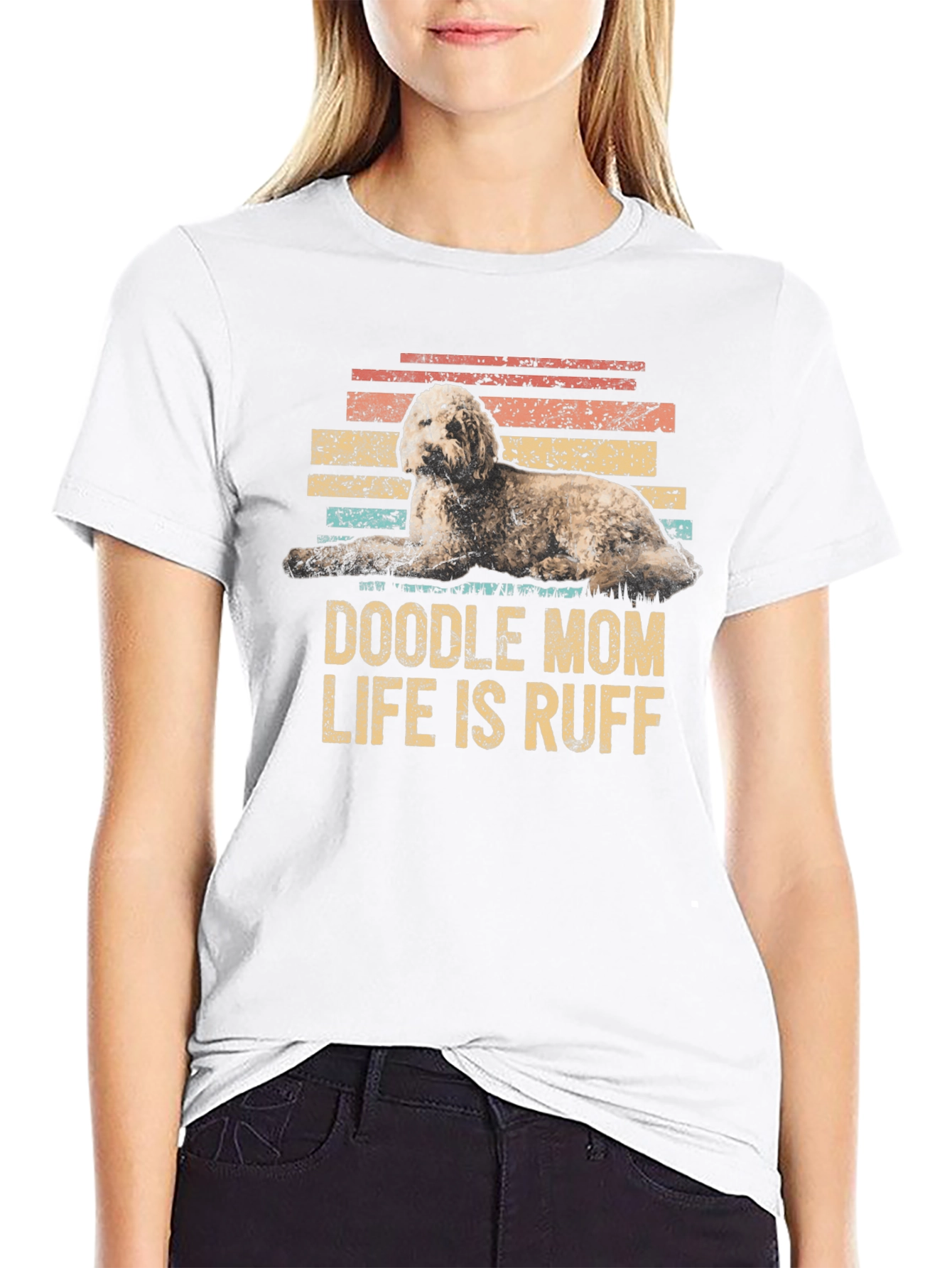 Doodle Mom Life is Ruff T-Shirt