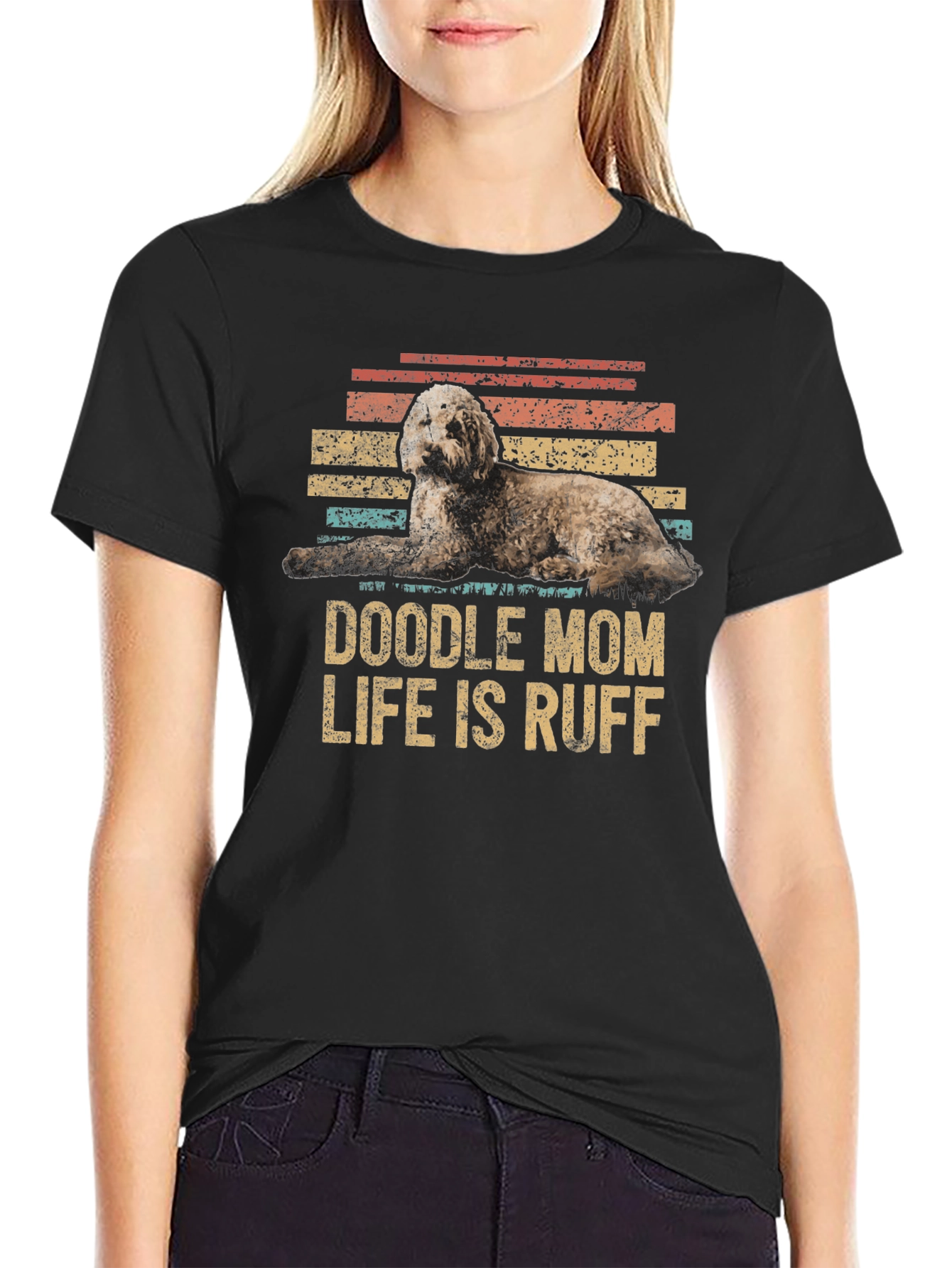 Doodle Mom Life is Ruff T-Shirt
