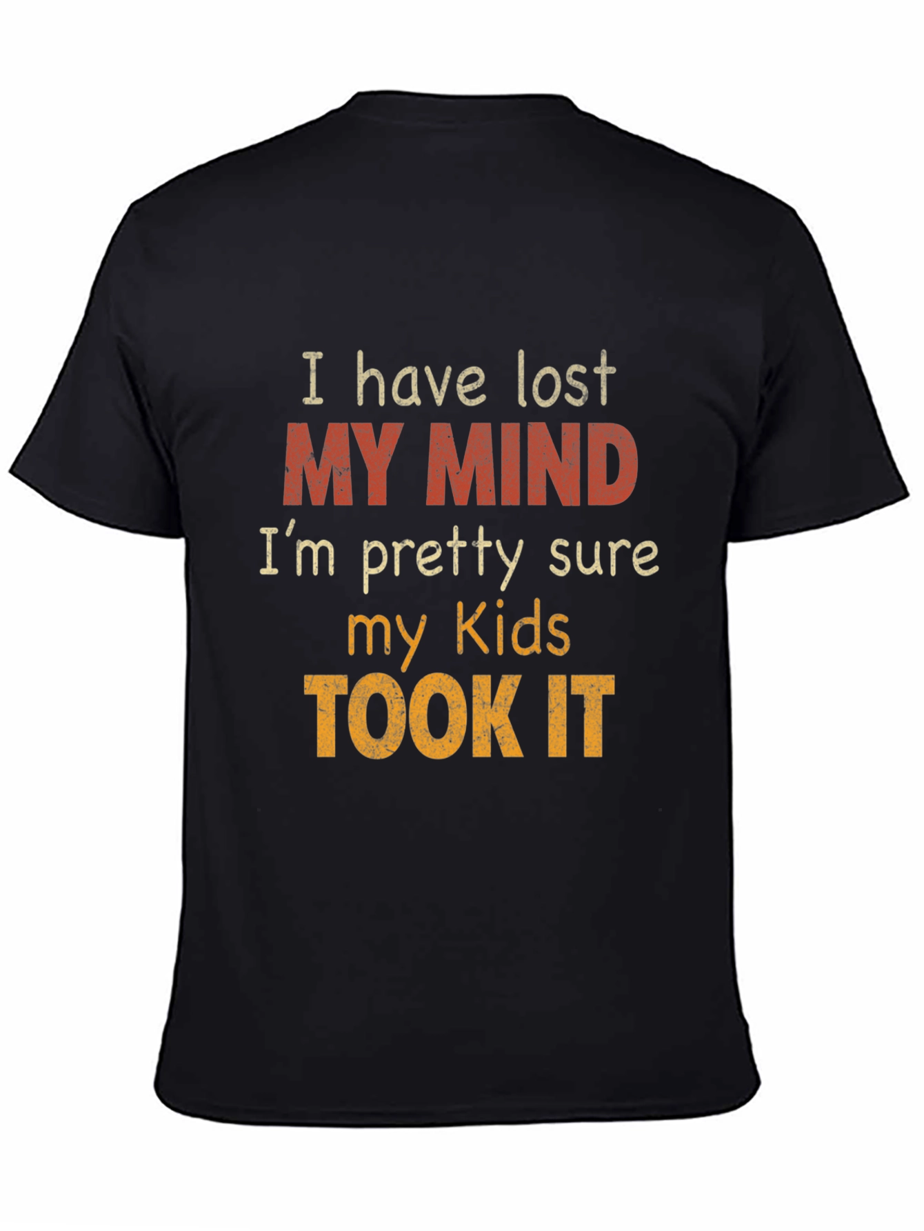 Lost My Mind Kids T-Shirt: Funny Novelty Graphic Tee