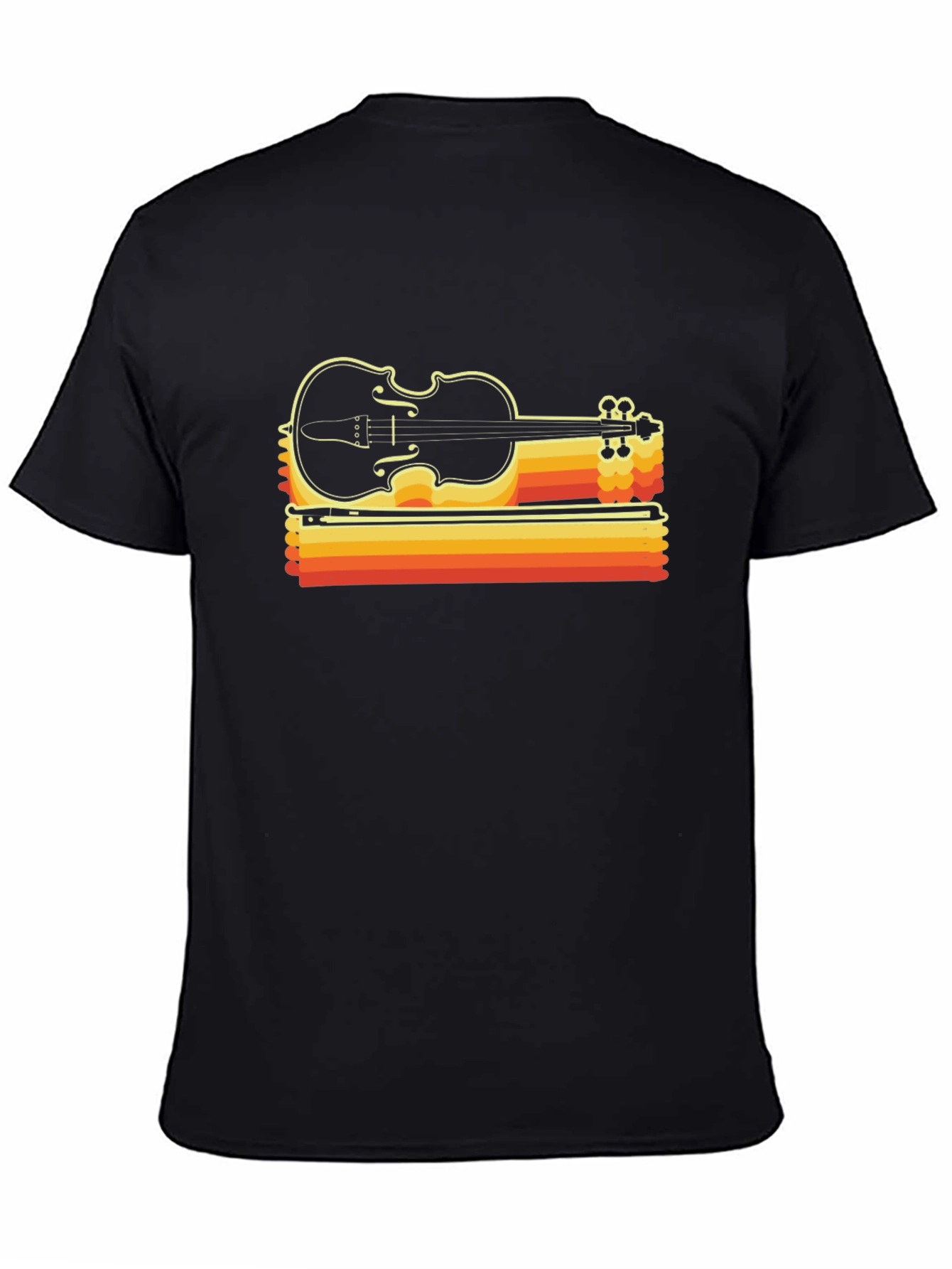 Retro Violin T-Shirt - Music Lovers Tee