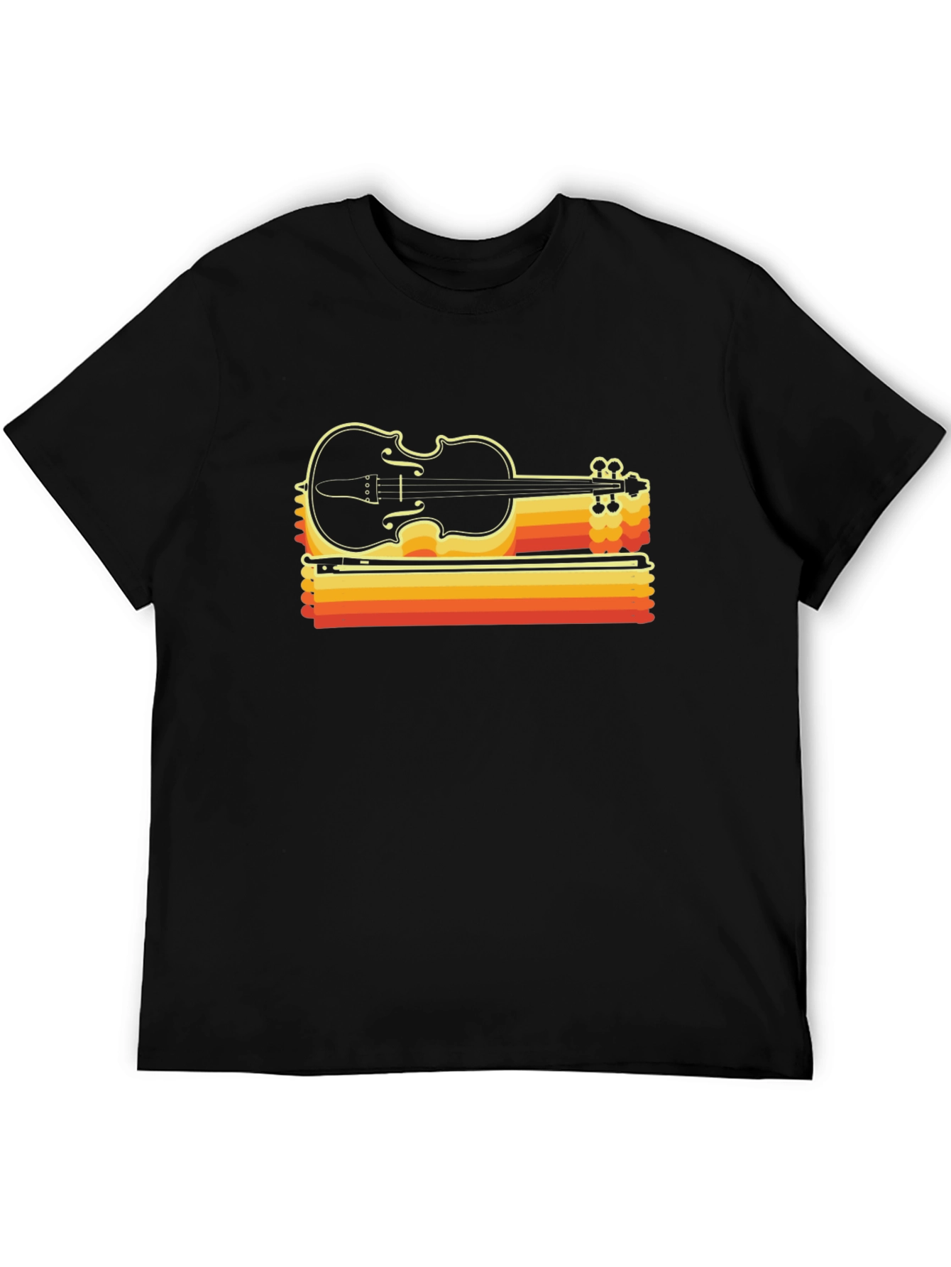Retro Violin T-Shirt - Music Lovers Tee