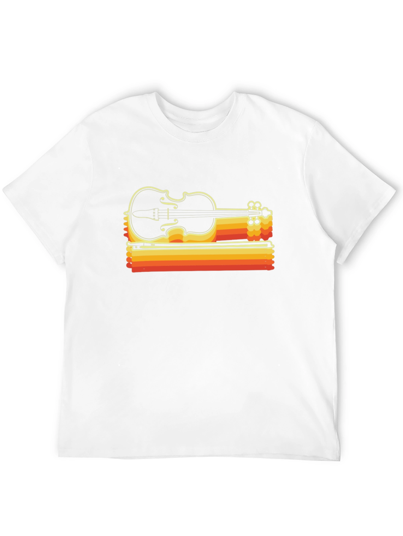 Retro Violin T-Shirt - Music Lovers Tee