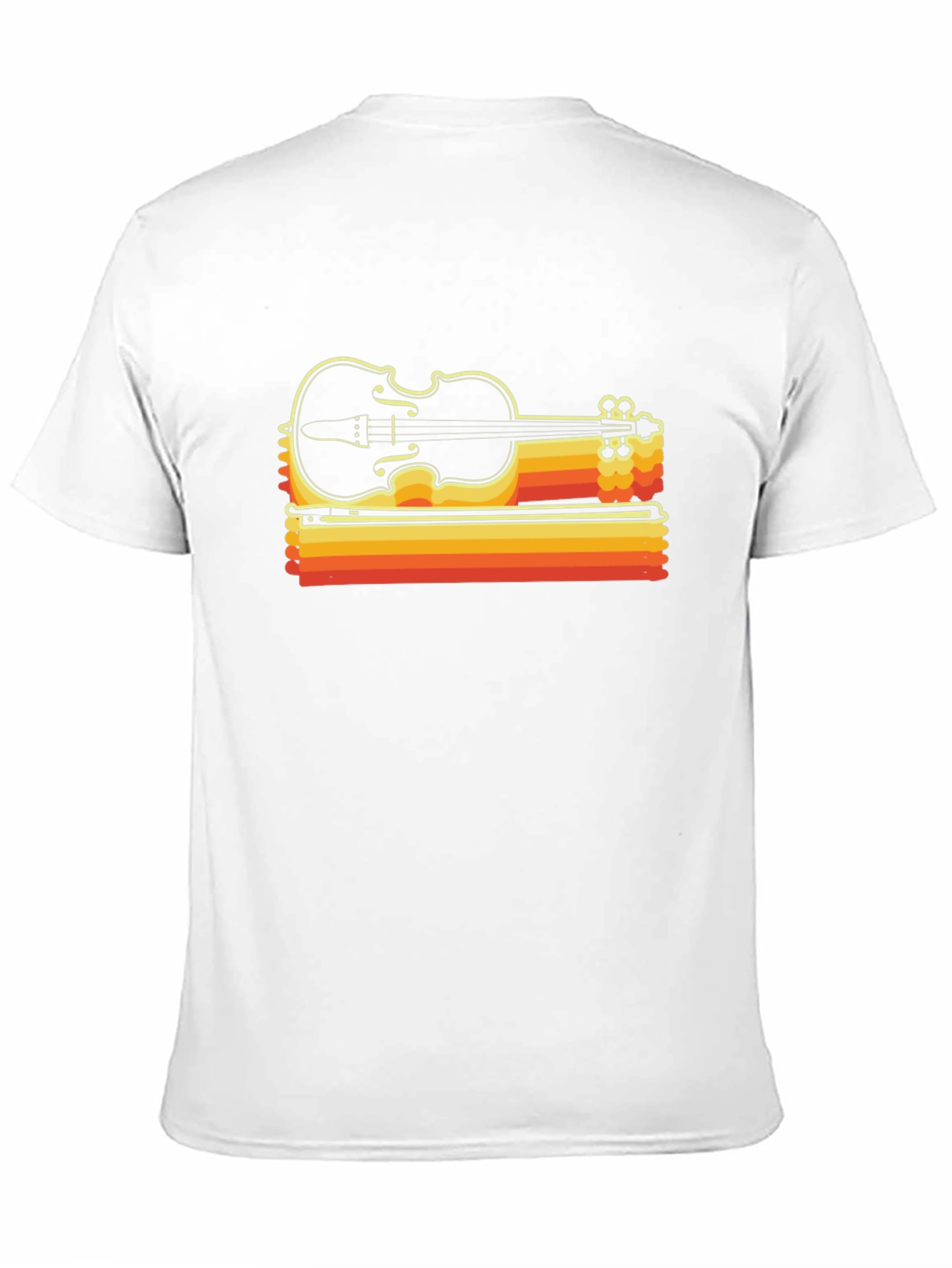 Retro Violin T-Shirt - Music Lovers Tee