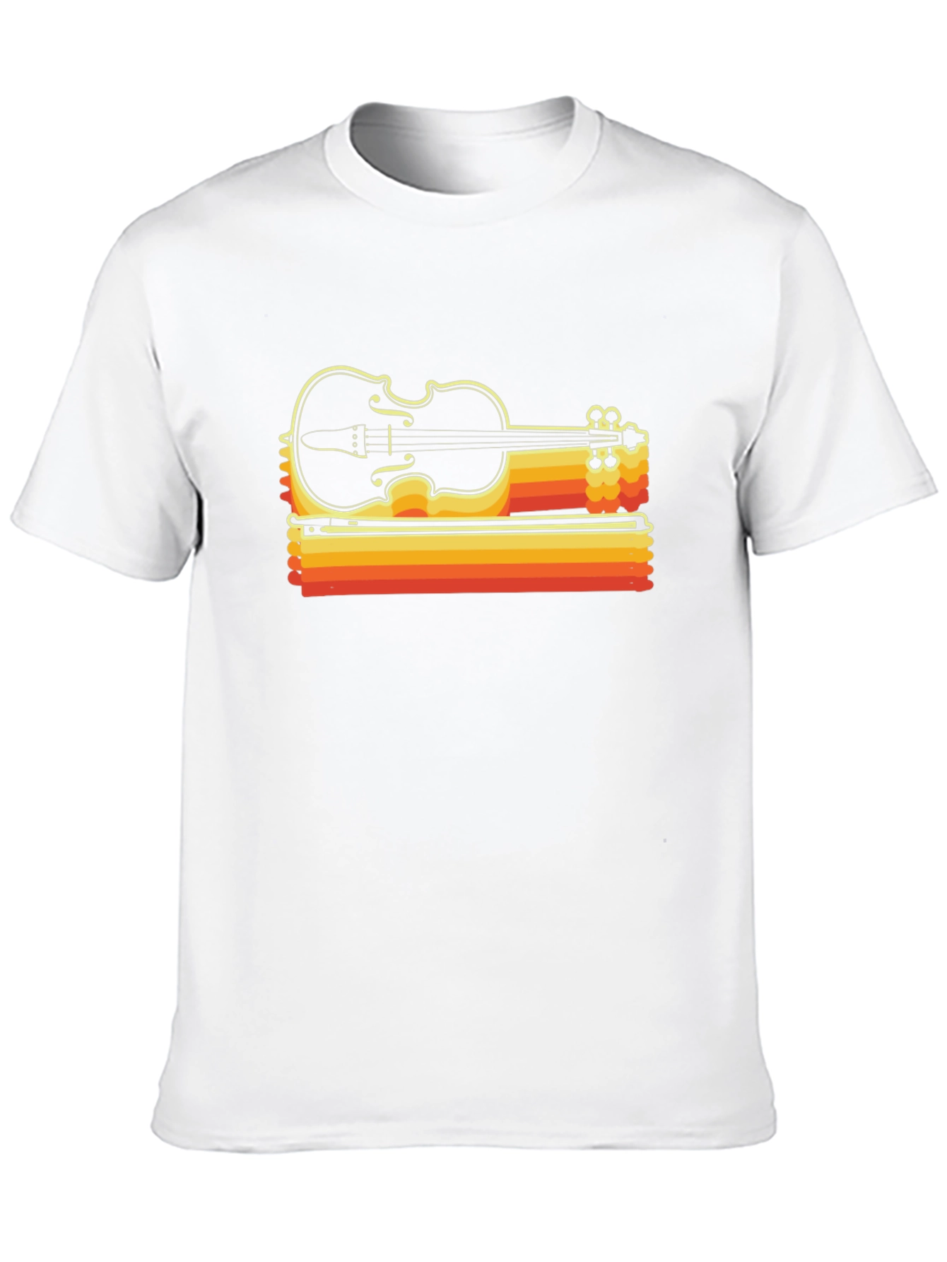 Retro Violin T-Shirt - Music Lovers Tee
