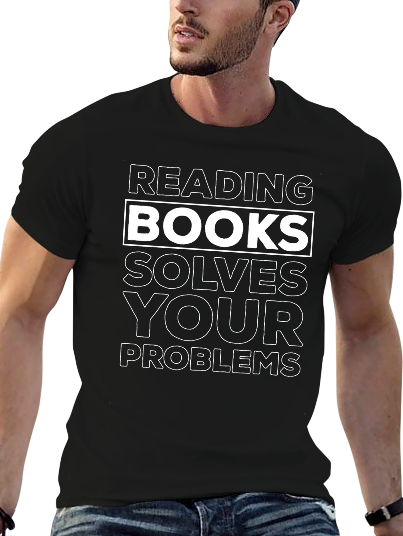 Reading Solves Your Problems Graphic Tee