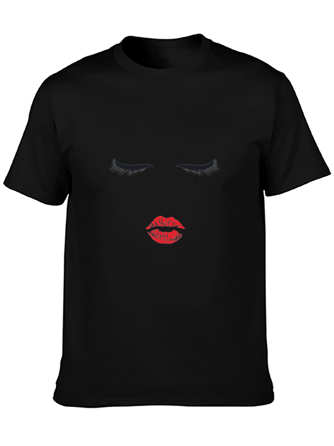 Lip Print T-Shirt Unisex Graphic Tee