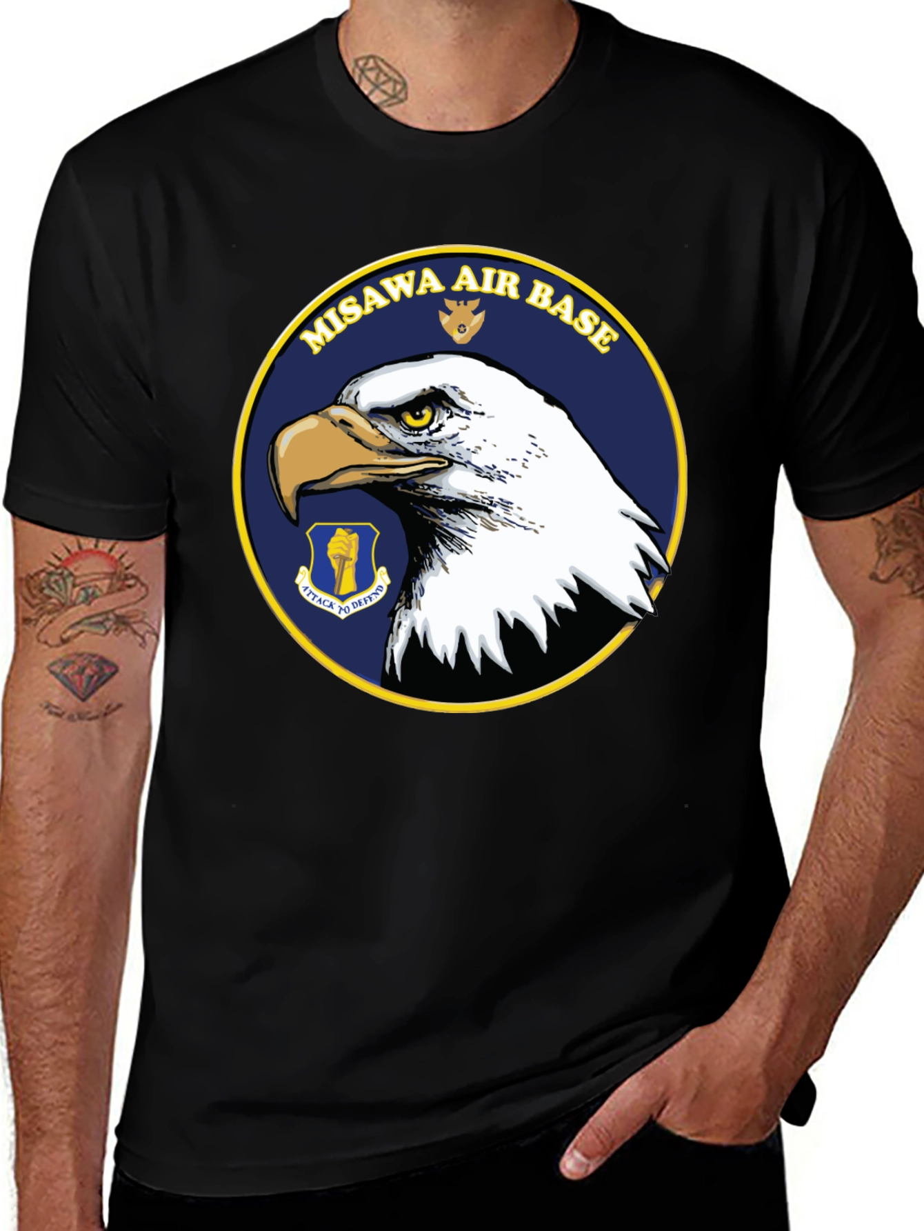 Misawa Air Base Eagle Graphic T-Shirt