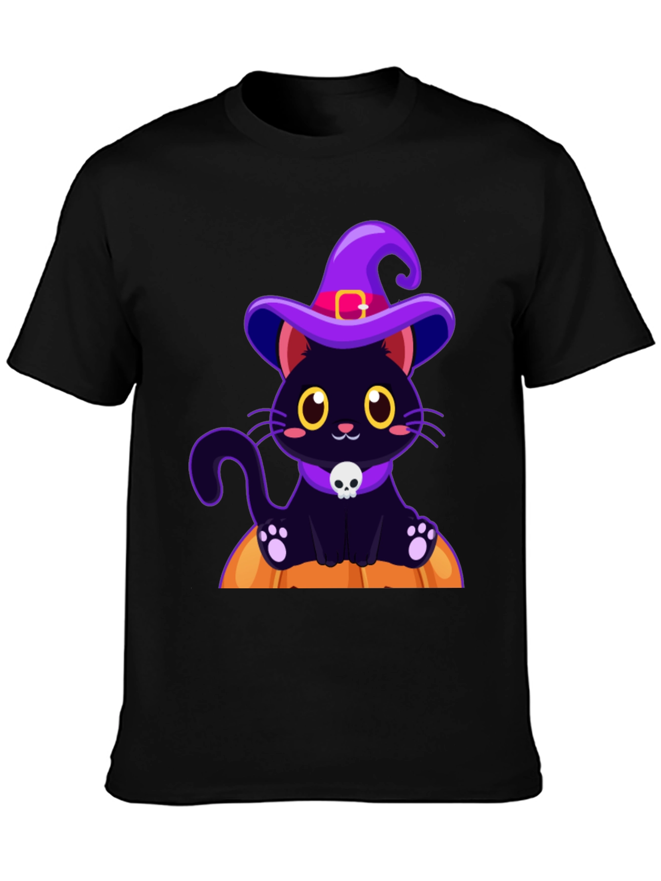 Halloween Cat Witch T-Shirt