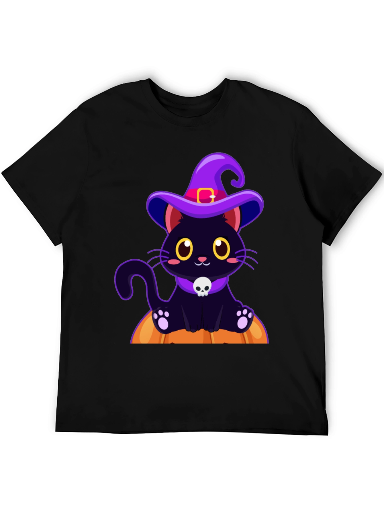 Halloween Cat Witch T-Shirt