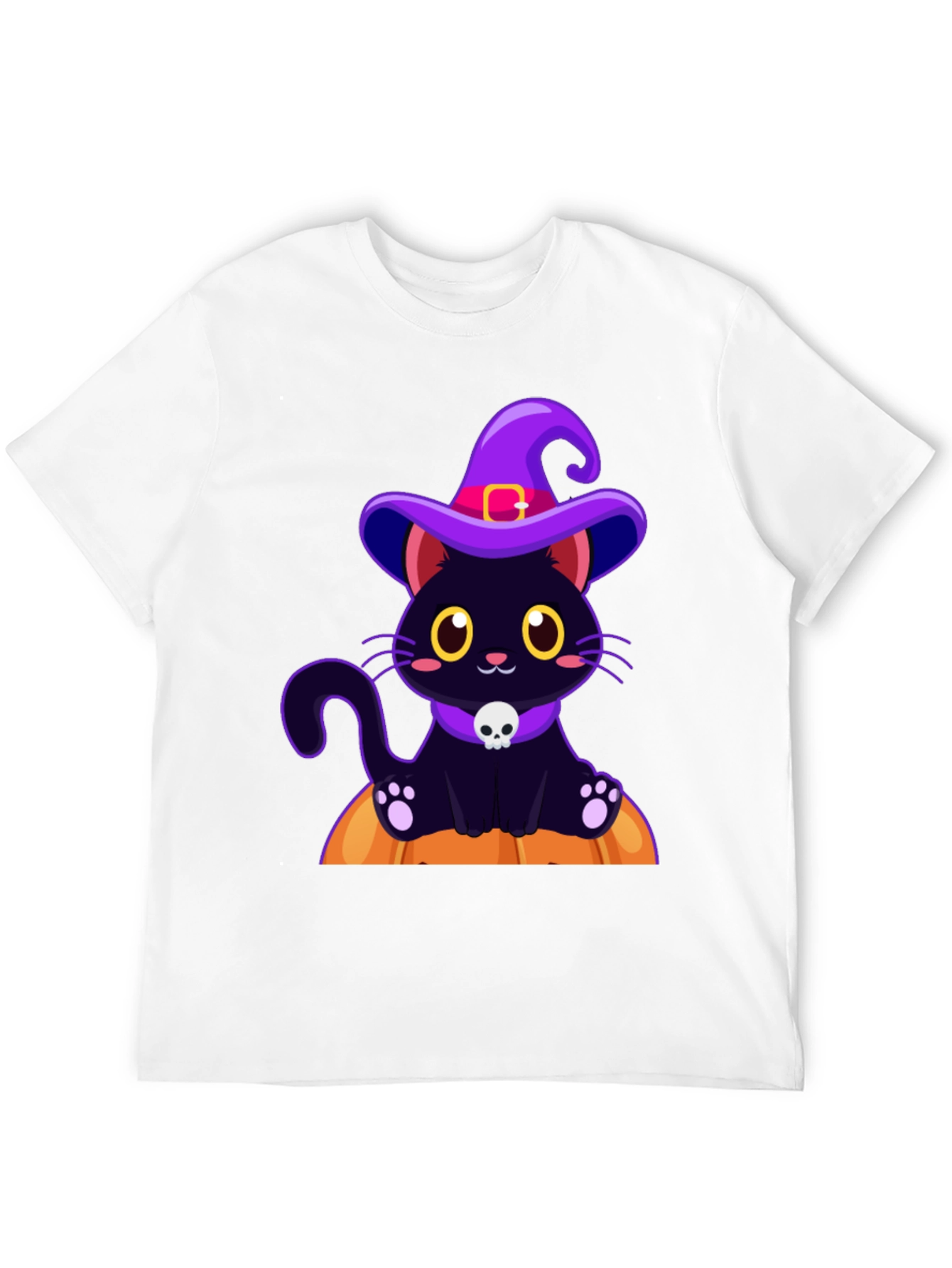Halloween Cat Witch T-Shirt
