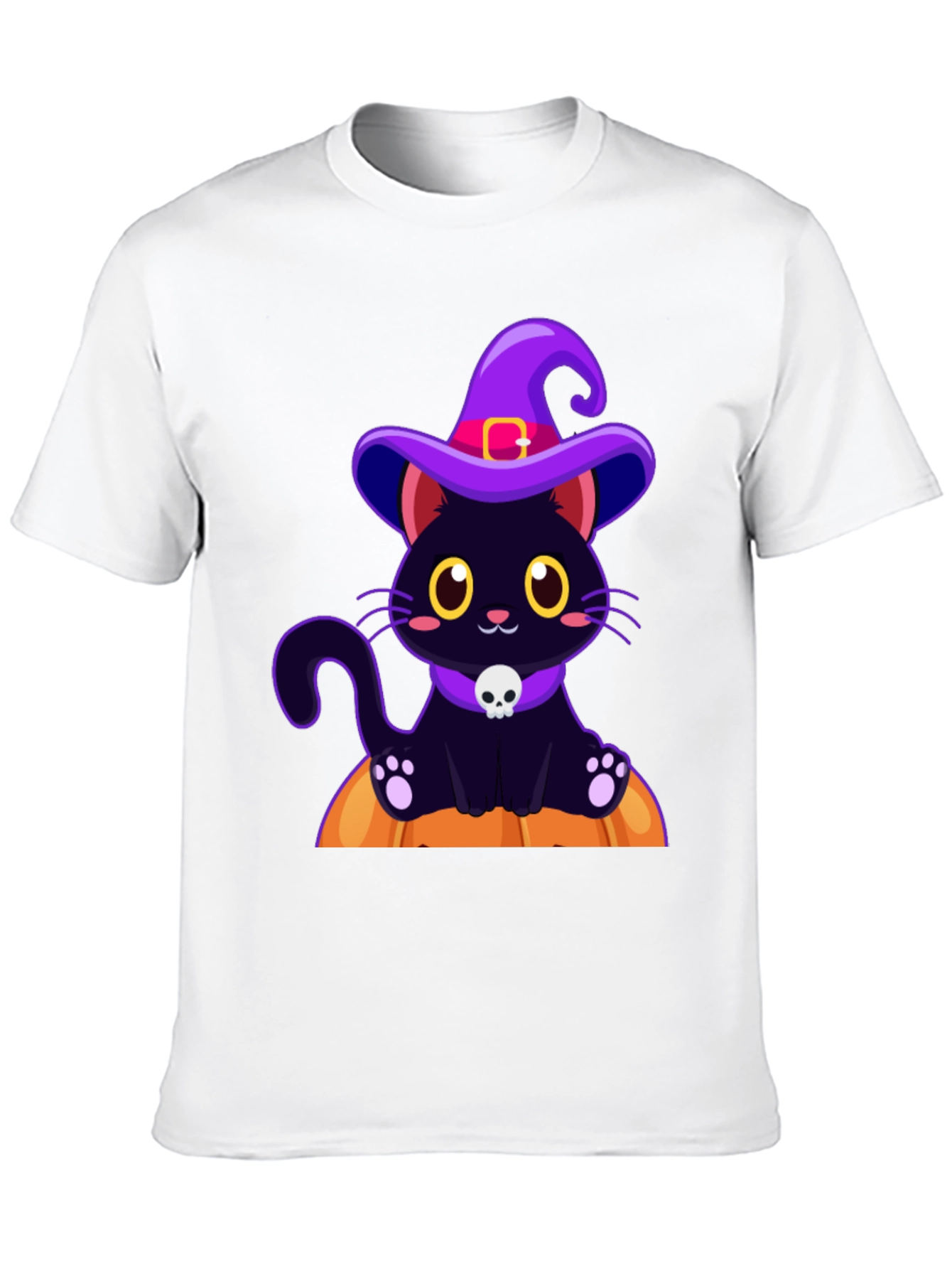 Halloween Cat Witch T-Shirt