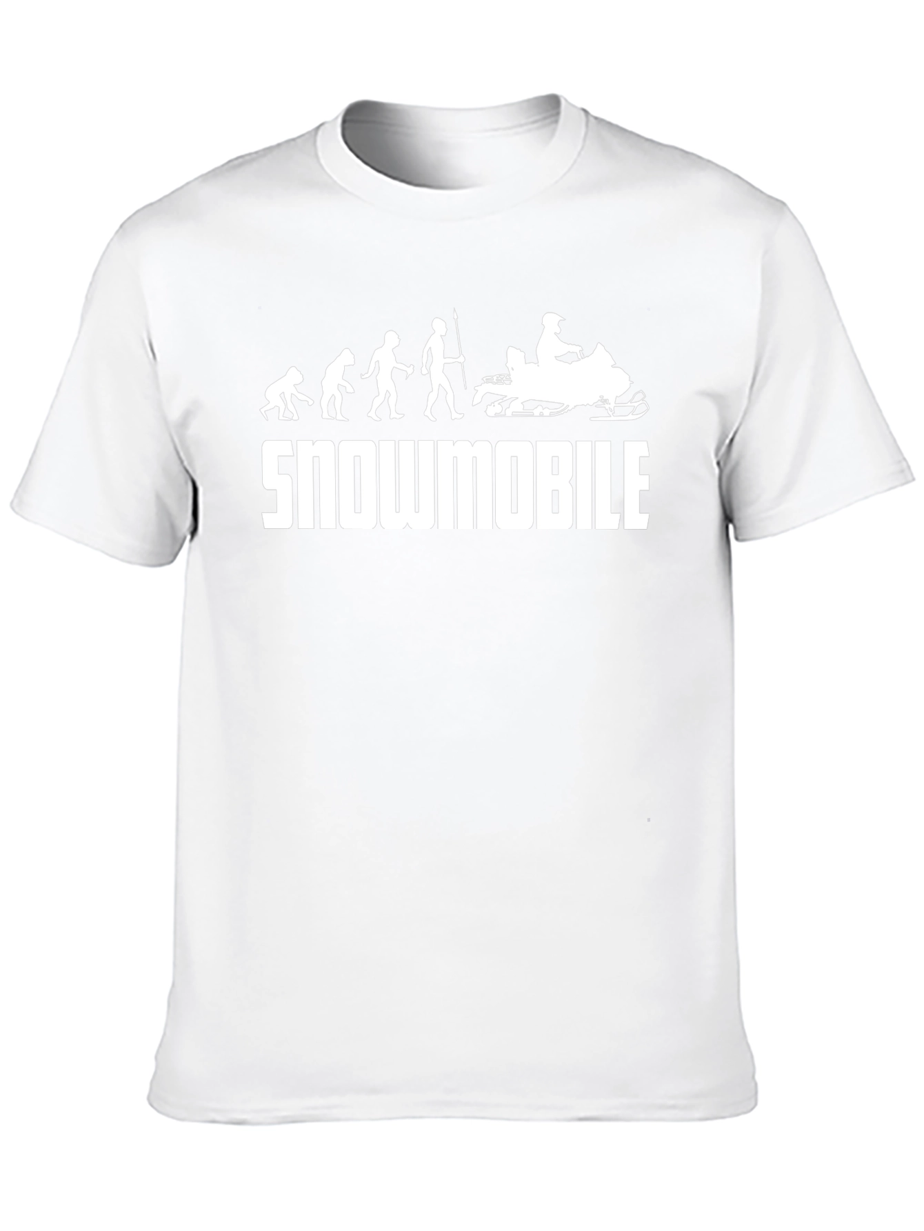 Snowmobile Evolution Graphic T-Shirt