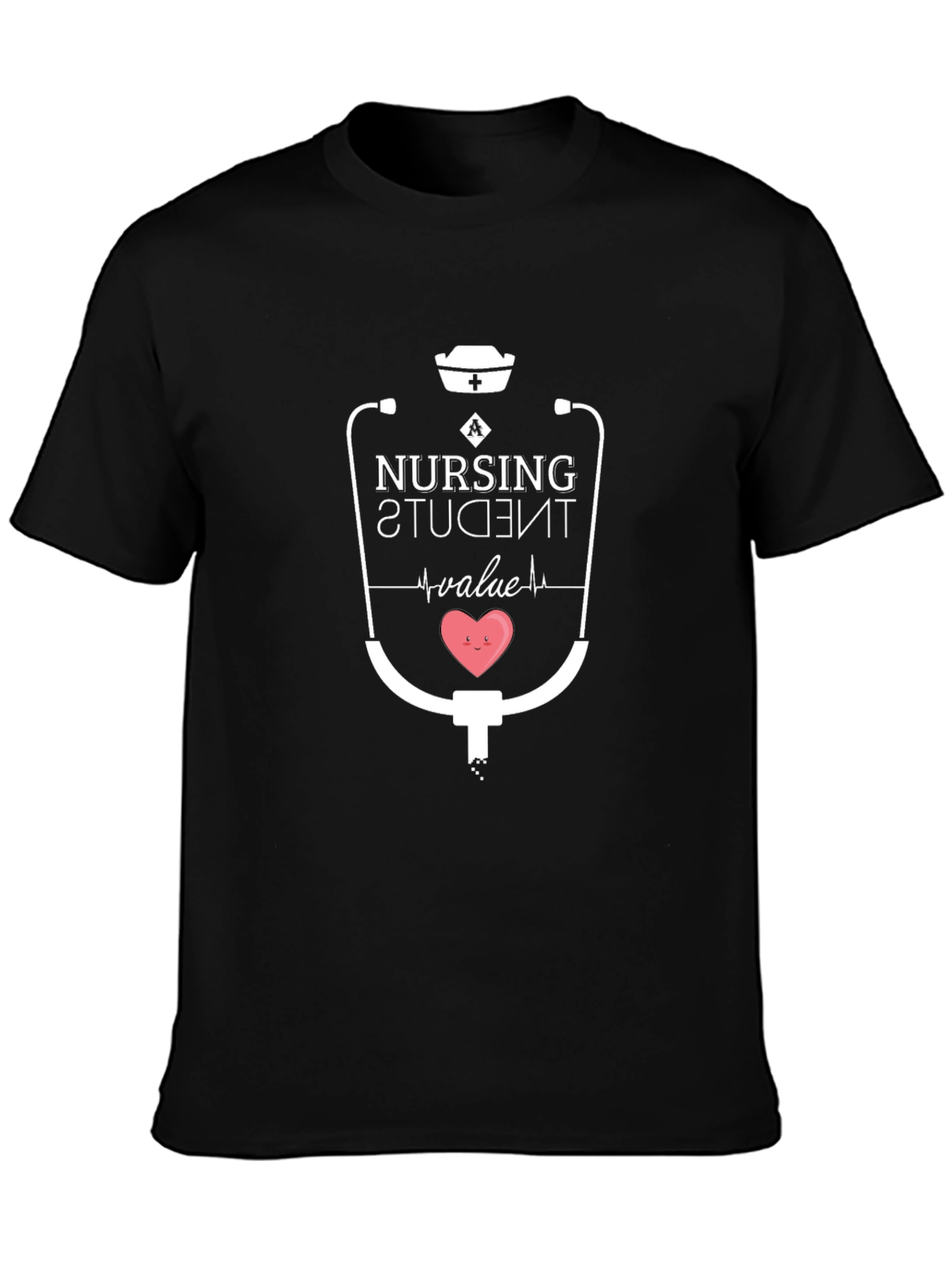 Nursing Student T-Shirt - Heart Value Design