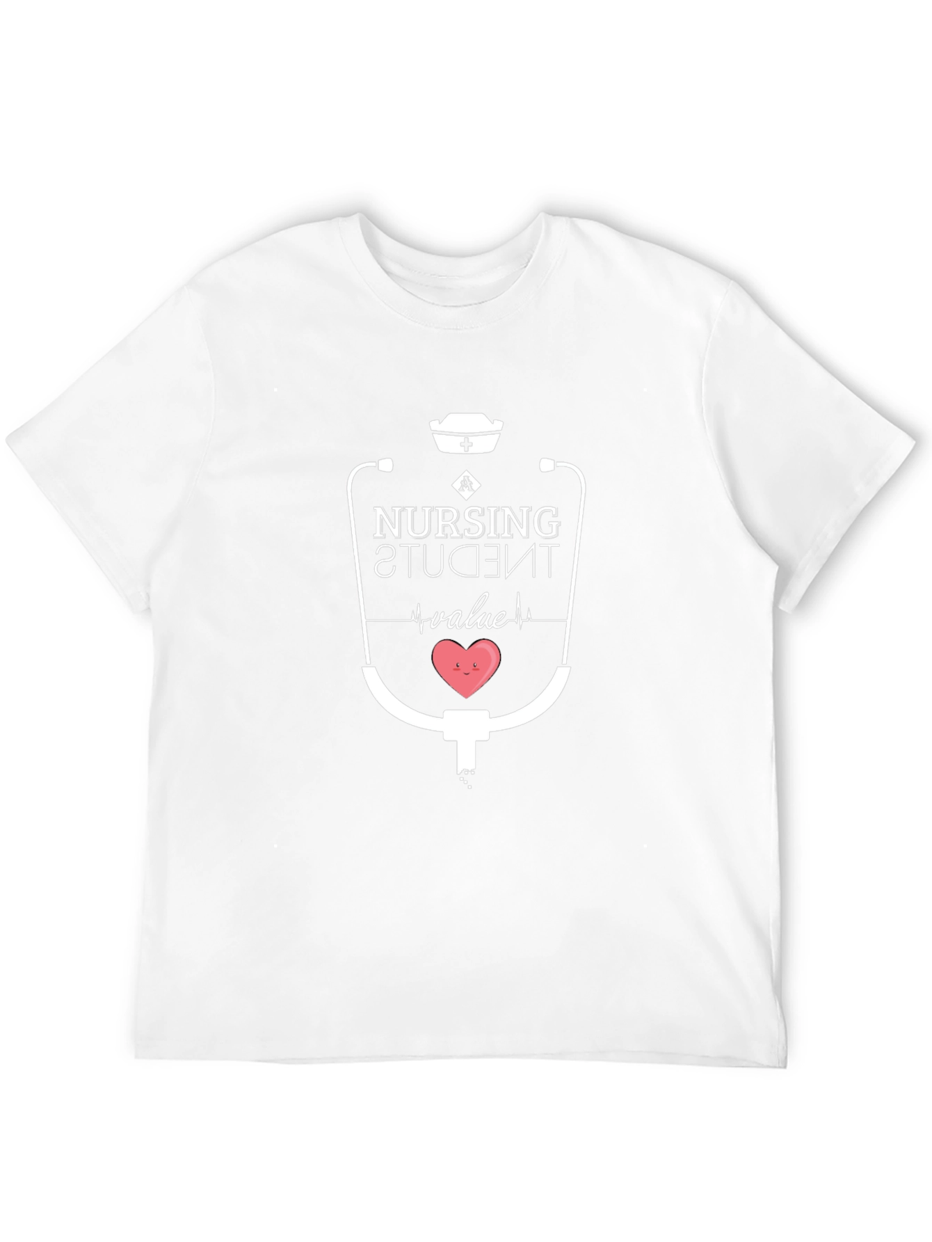 Nursing Student T-Shirt - Heart Value Design