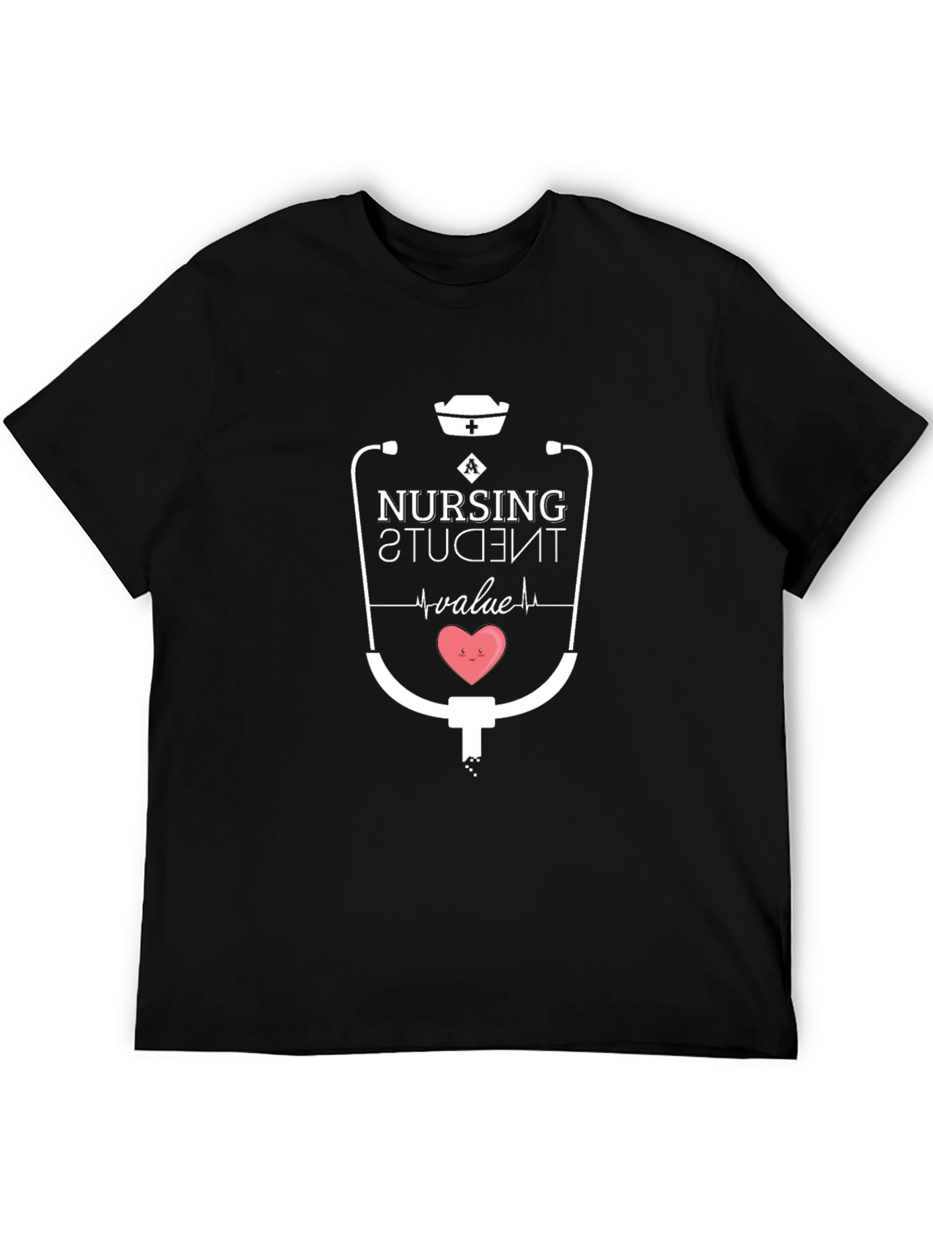 Nursing Student T-Shirt - Heart Value Design