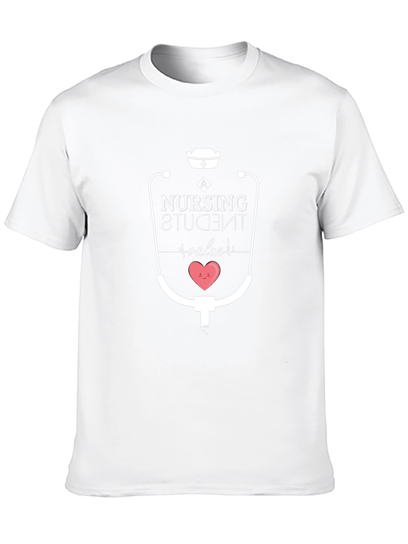 Nursing Student T-Shirt - Heart Value Design