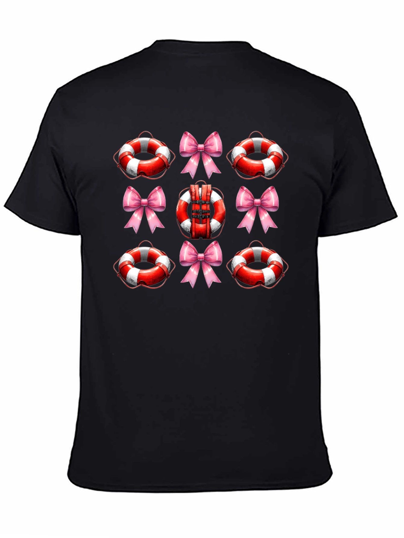 Nautical Life Preserver & Bow T-Shirt