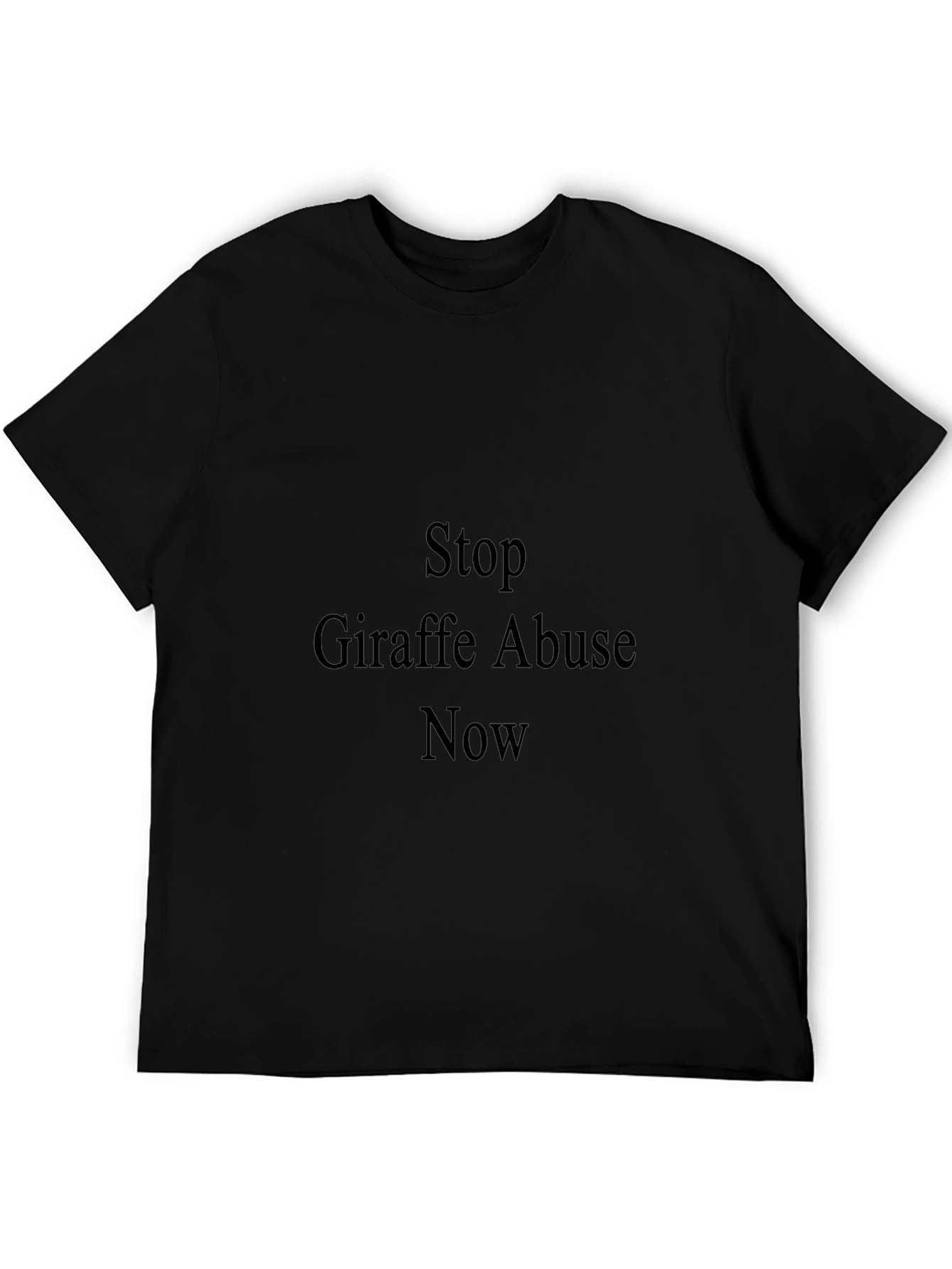 Stop Giraffe Abuse Now Graphic T-Shirt