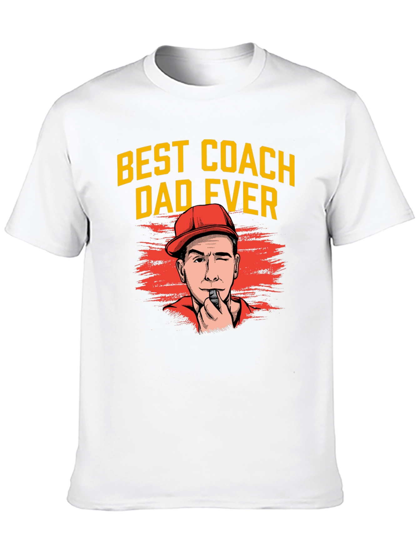 Best Coach Dad Ever Graphic T-Shirt