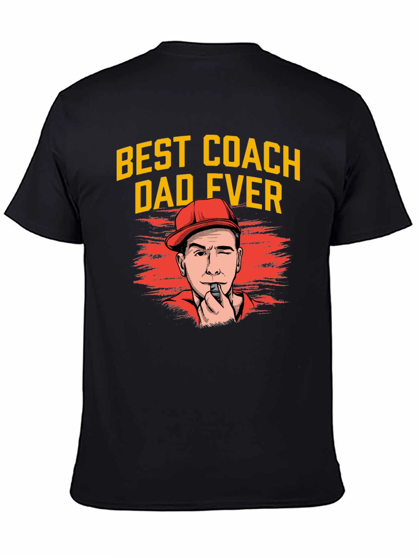 Best Coach Dad Ever Graphic T-Shirt