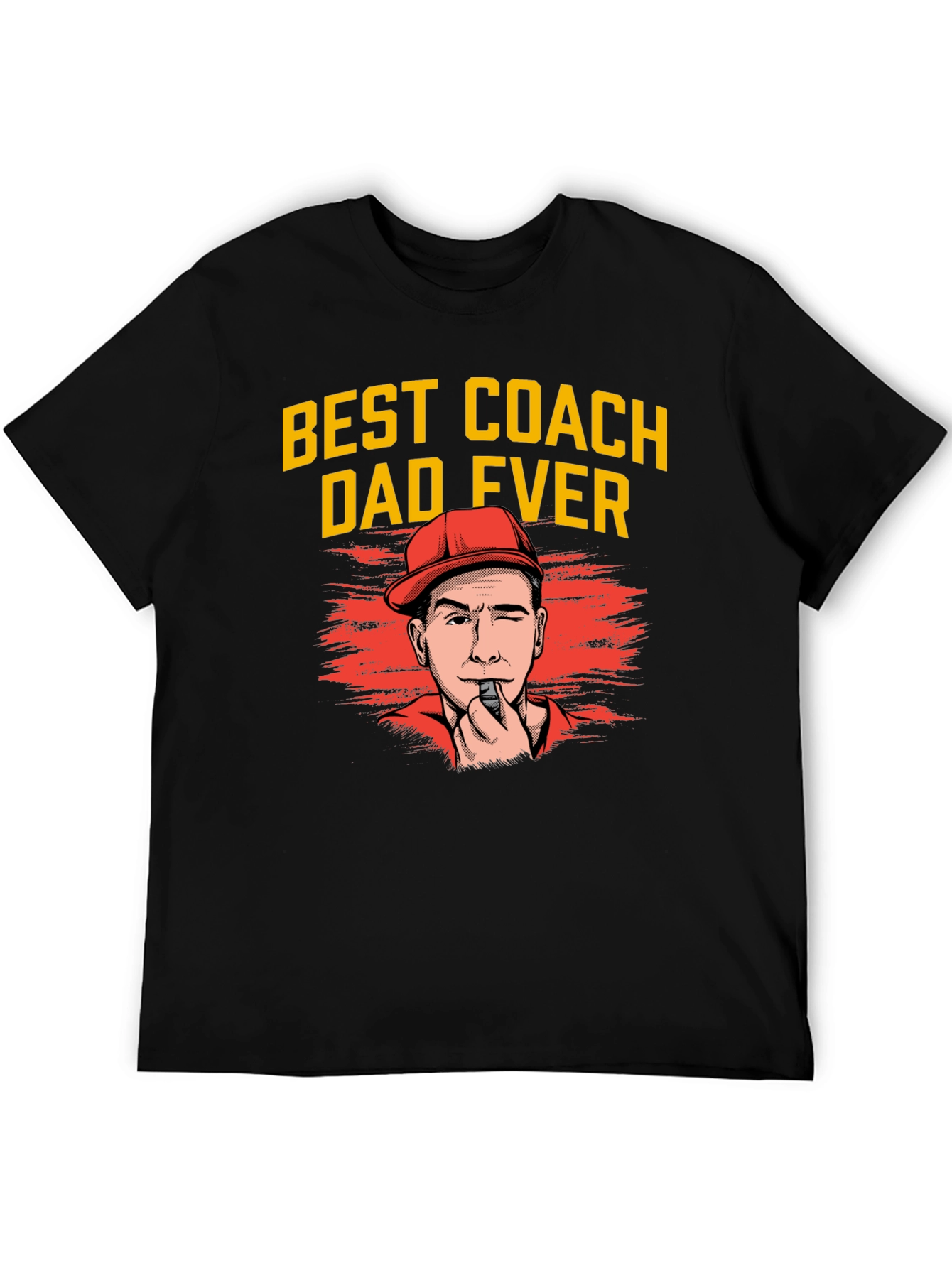 Best Coach Dad Ever Graphic T-Shirt
