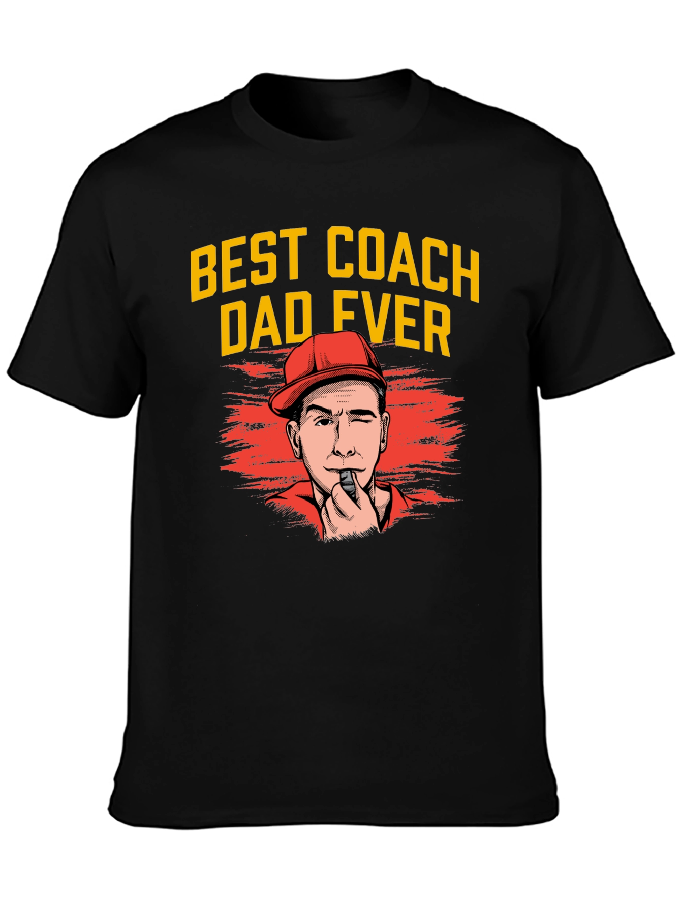 Best Coach Dad Ever Graphic T-Shirt
