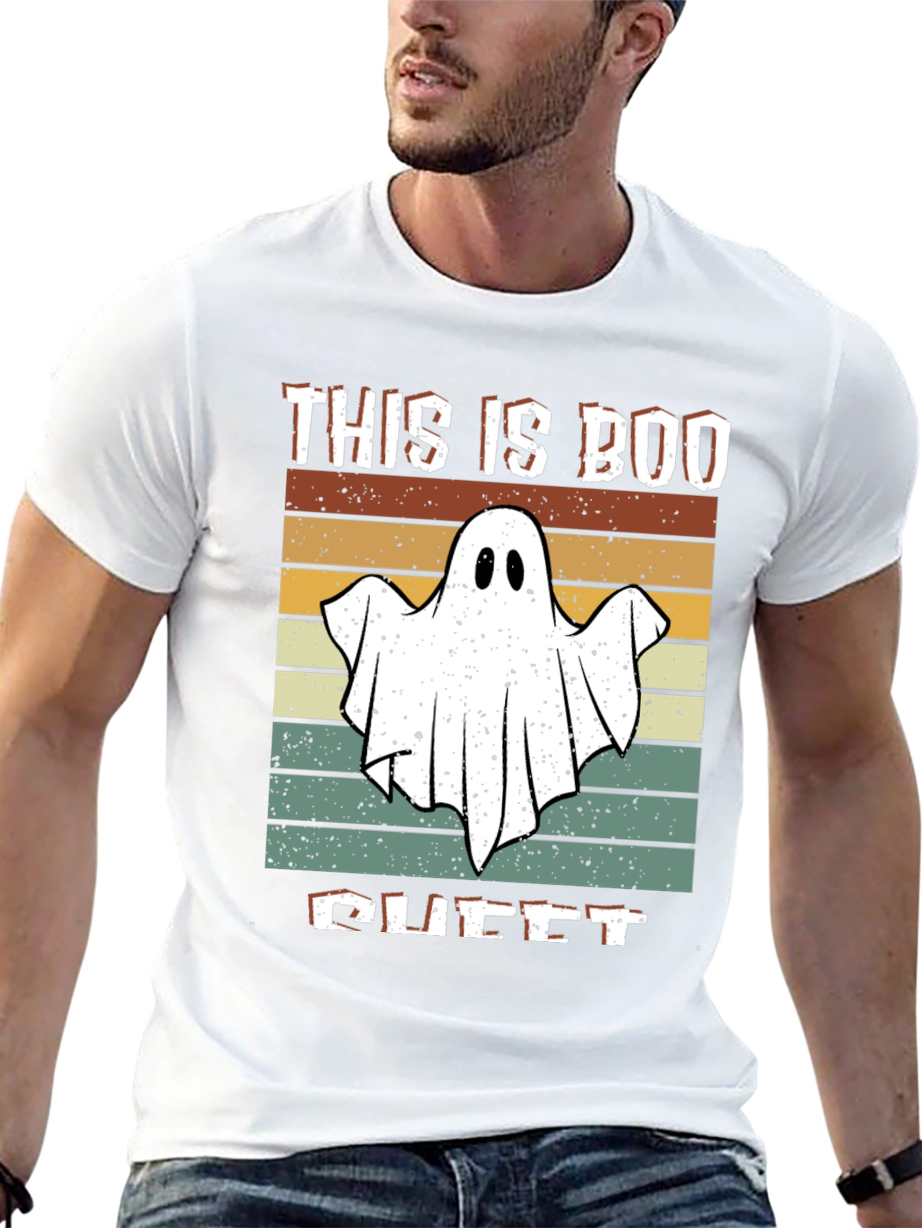 This is Boo Sheet T-Shirt Funny Halloween Ghost Tee