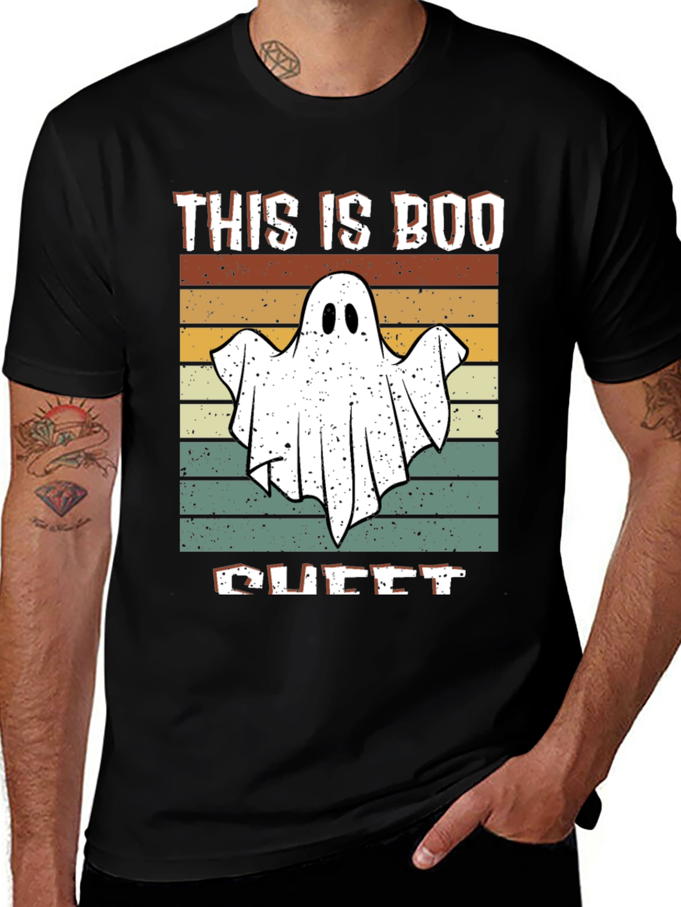 This is Boo Sheet T-Shirt Funny Halloween Ghost Tee
