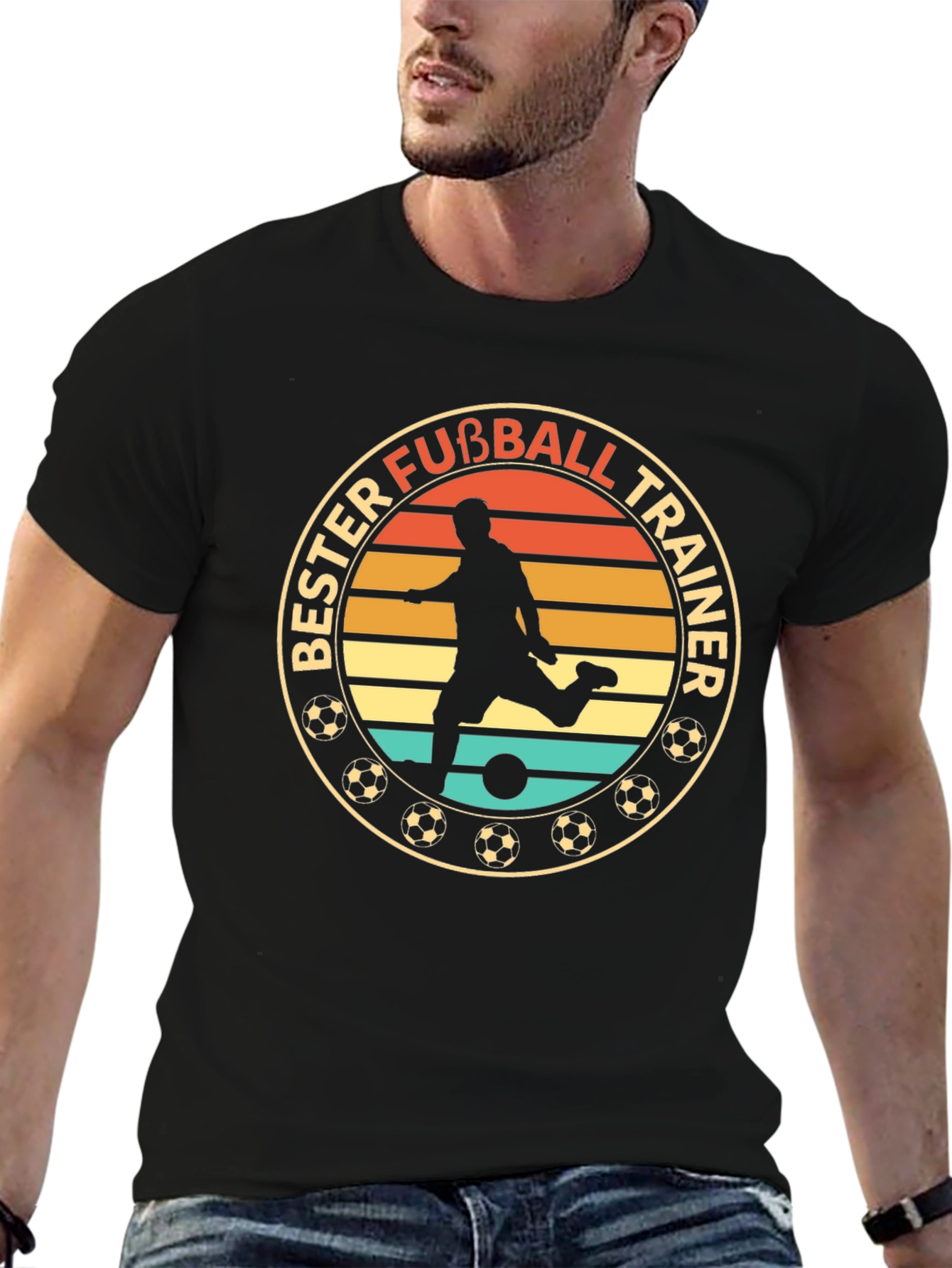 Bester Fußball Trainer Graphic T-Shirt