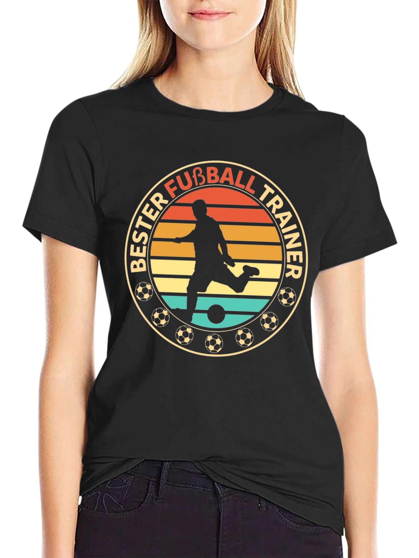 Bester Fußball Trainer Graphic T-Shirt