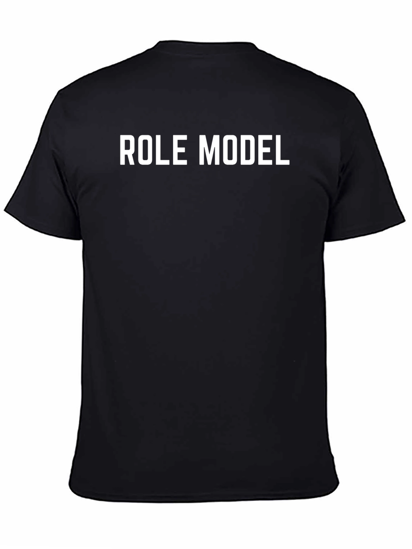 Role Model T-Shirt - Classic Black Cotton Tee
