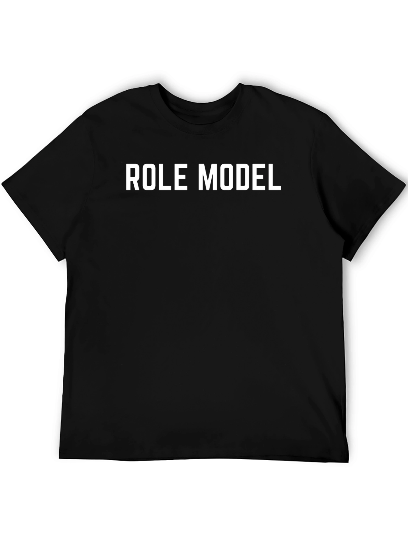 Role Model T-Shirt - Classic Black Cotton Tee