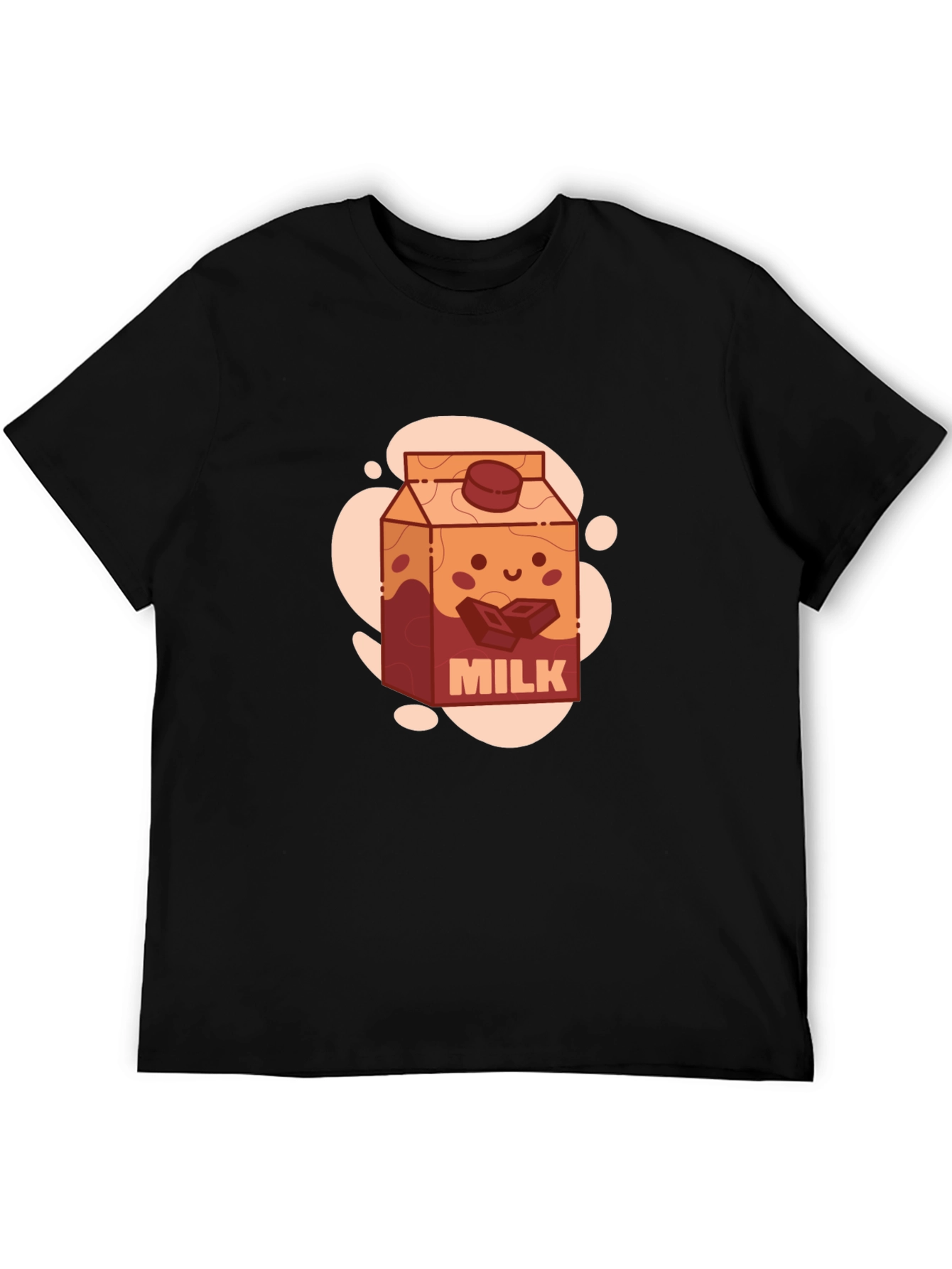 Chocolate Milk Cartoon Graphic Tee