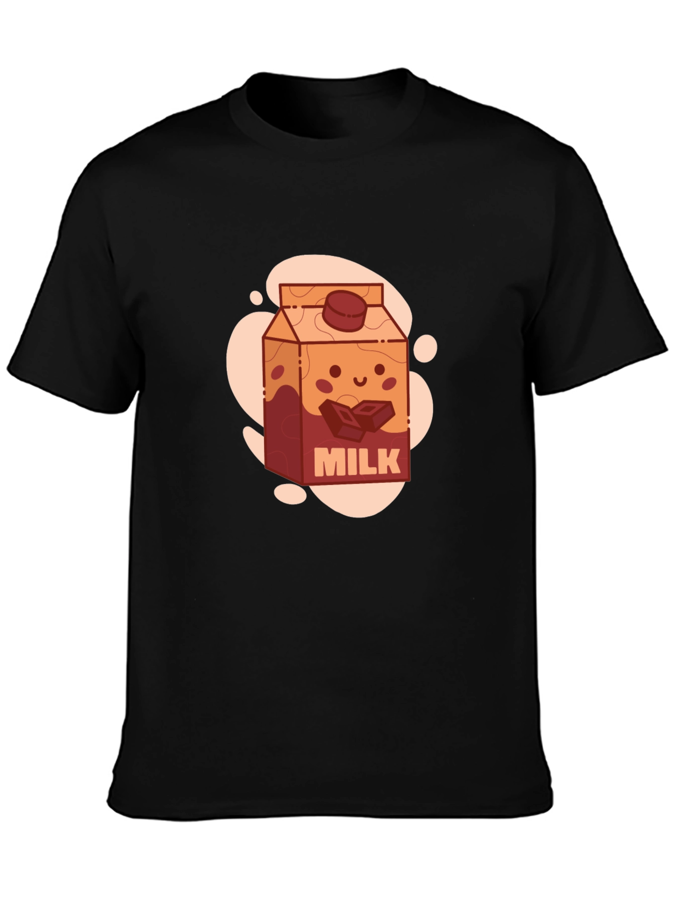Chocolate Milk Cartoon Graphic Tee