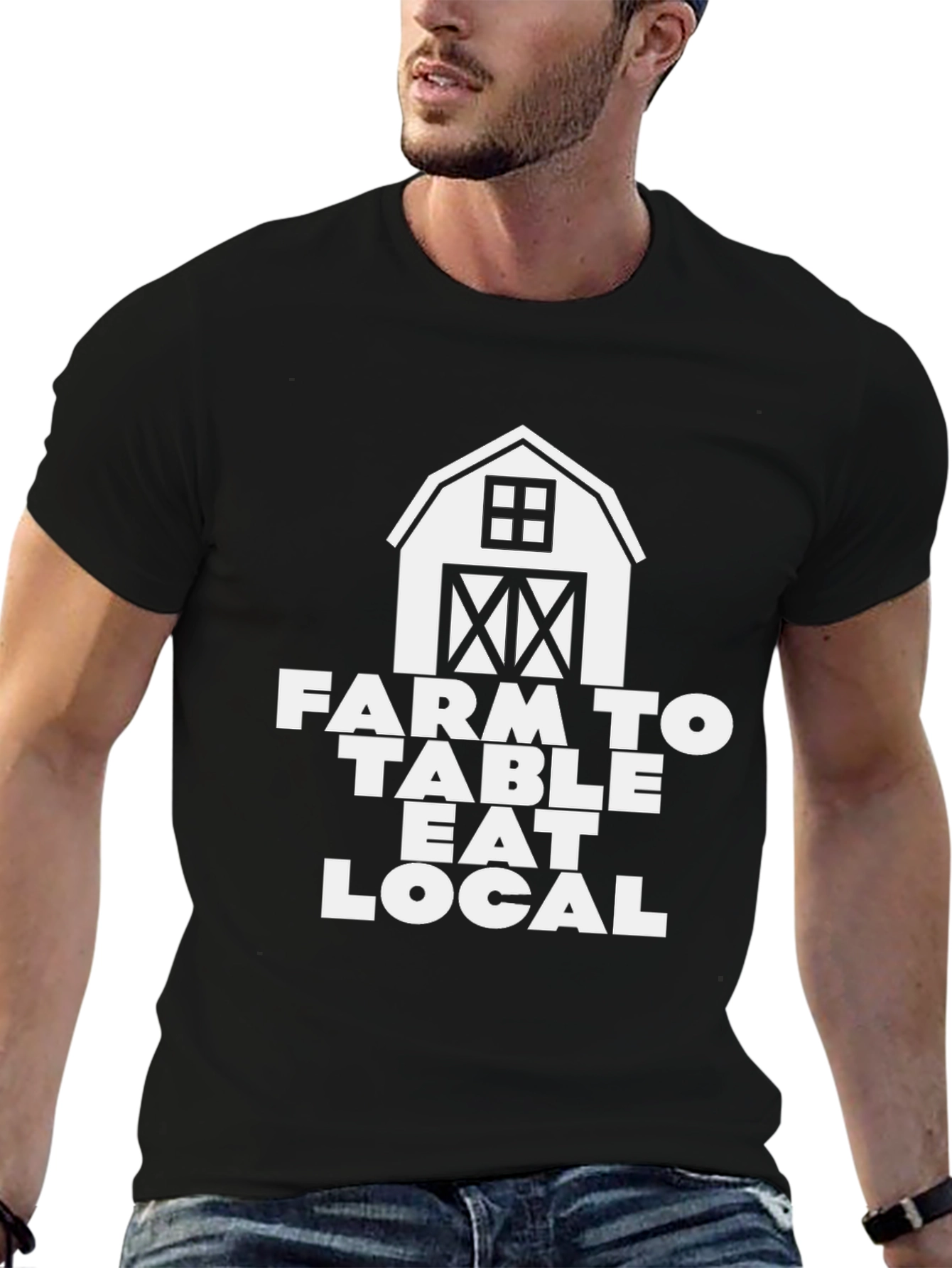 Farm to Table Eat Local Graphic Tee