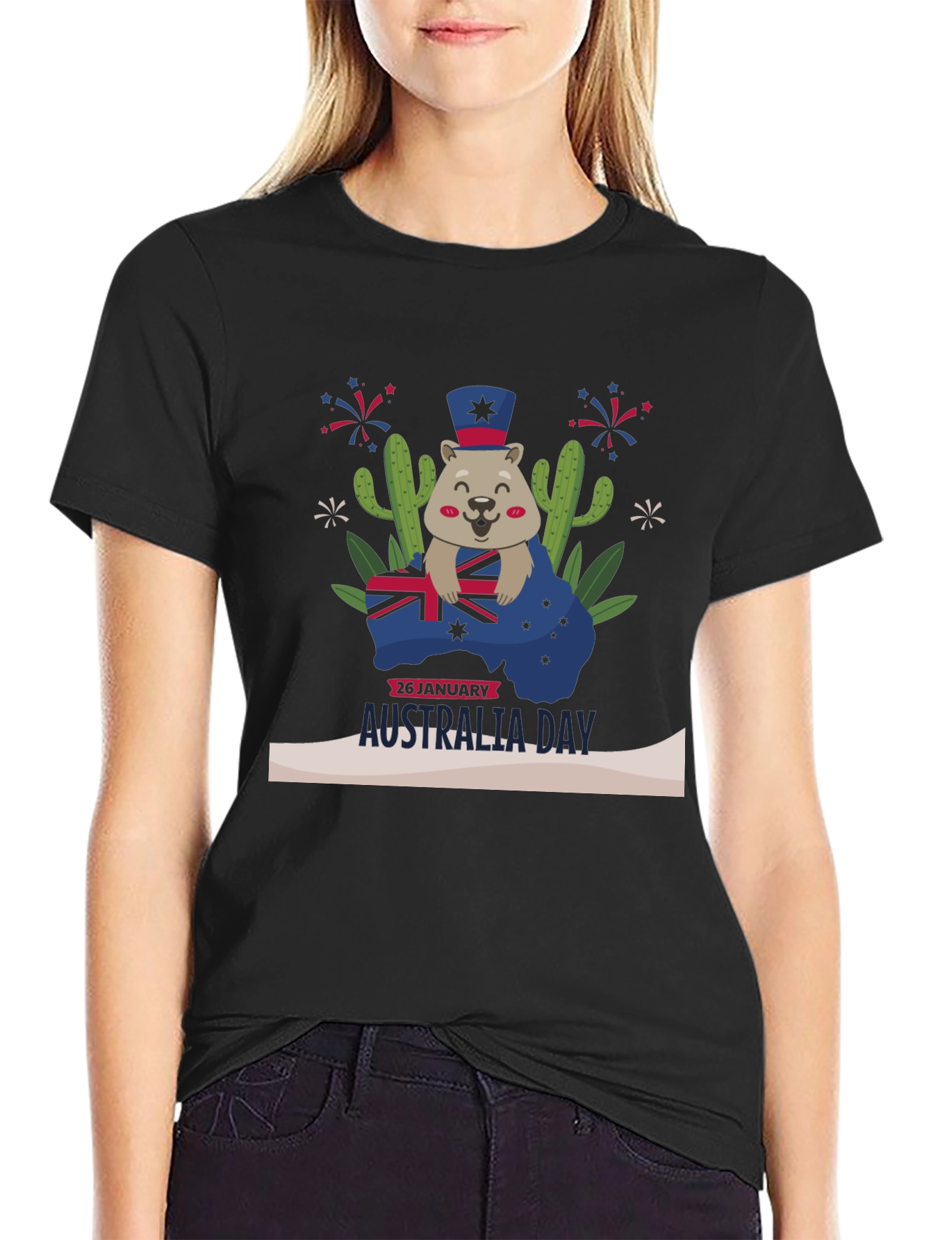 Australia Day Wombat T-Shirt