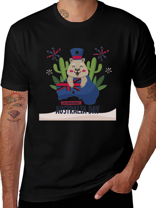 Australia Day Wombat T-Shirt