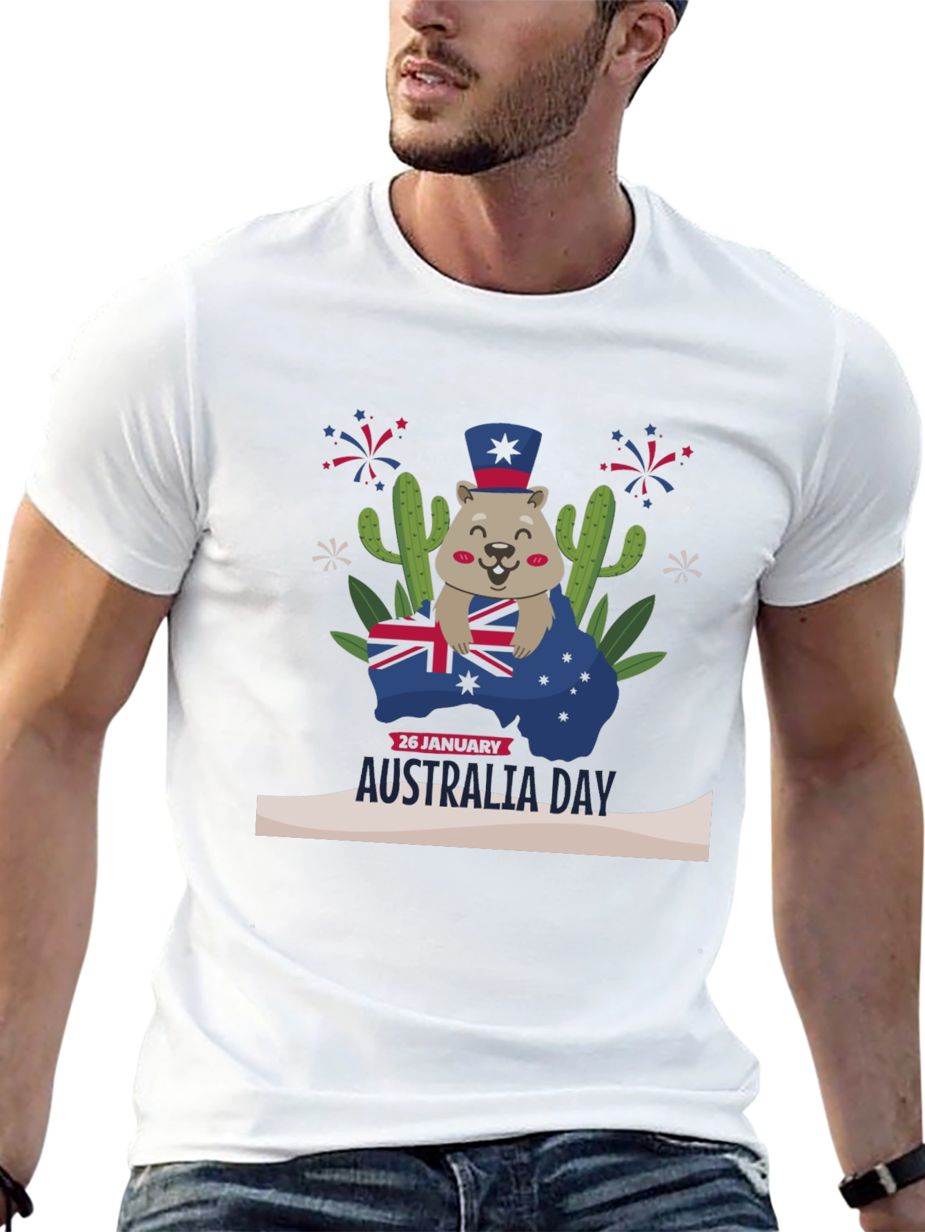 Australia Day Wombat T-Shirt