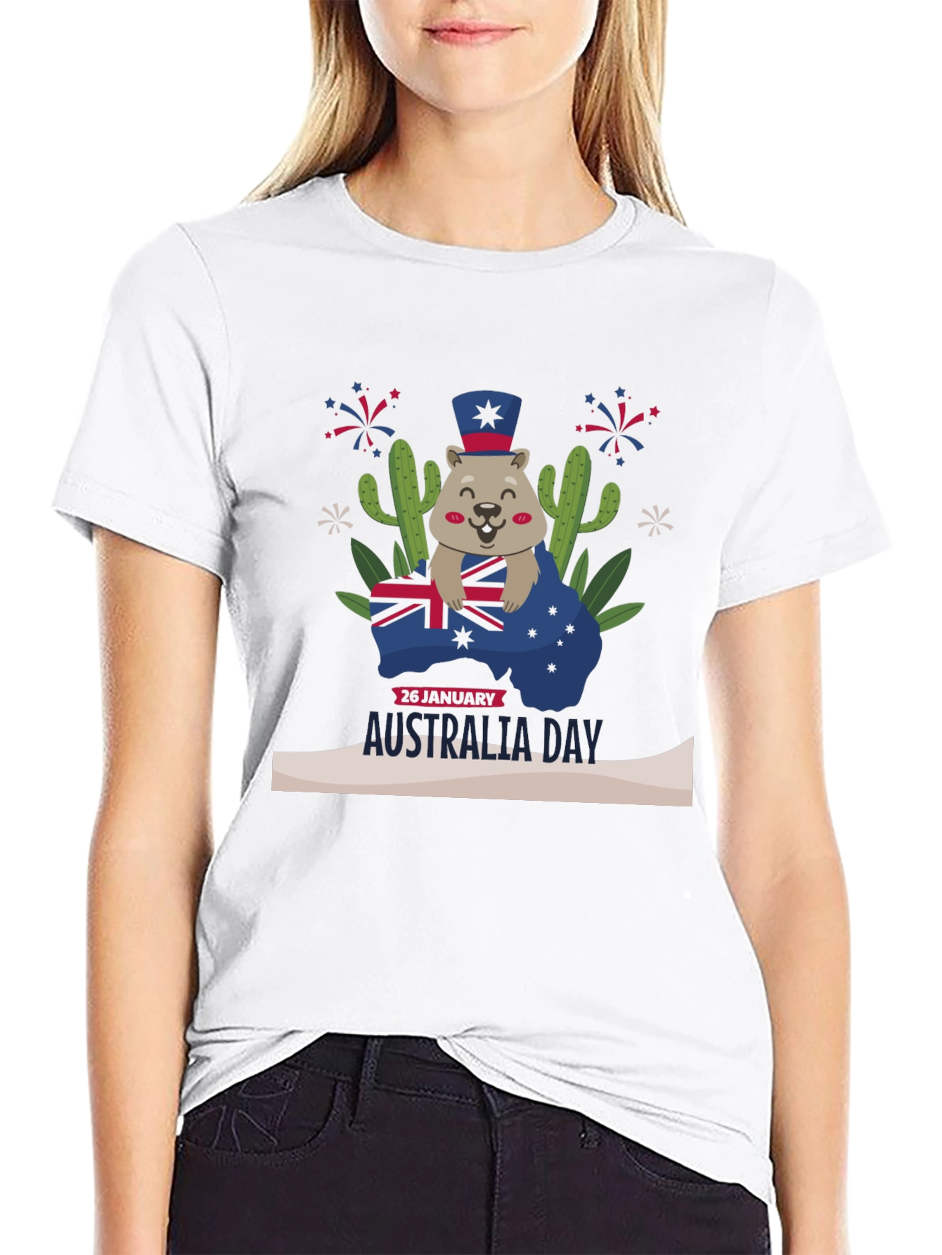 Australia Day Wombat T-Shirt