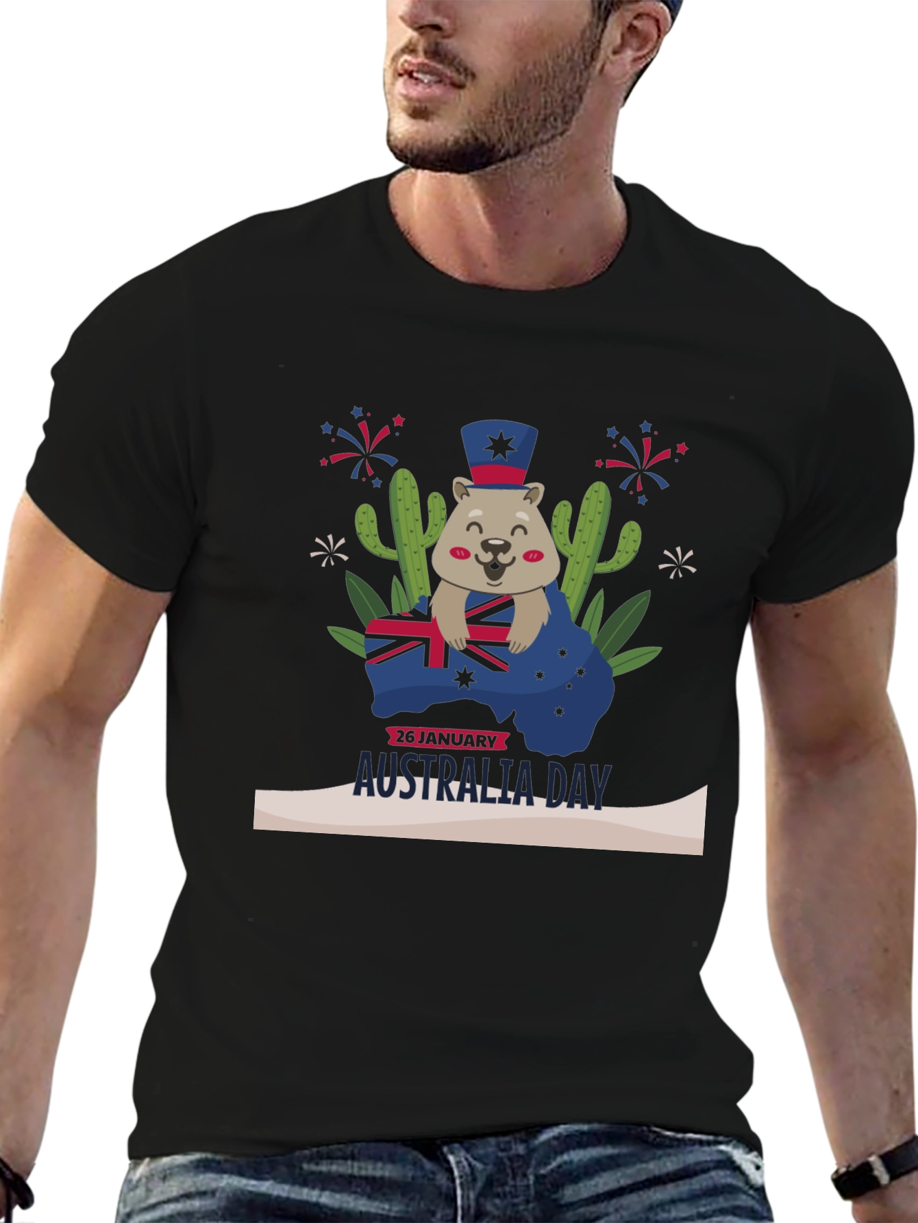 Australia Day Wombat T-Shirt