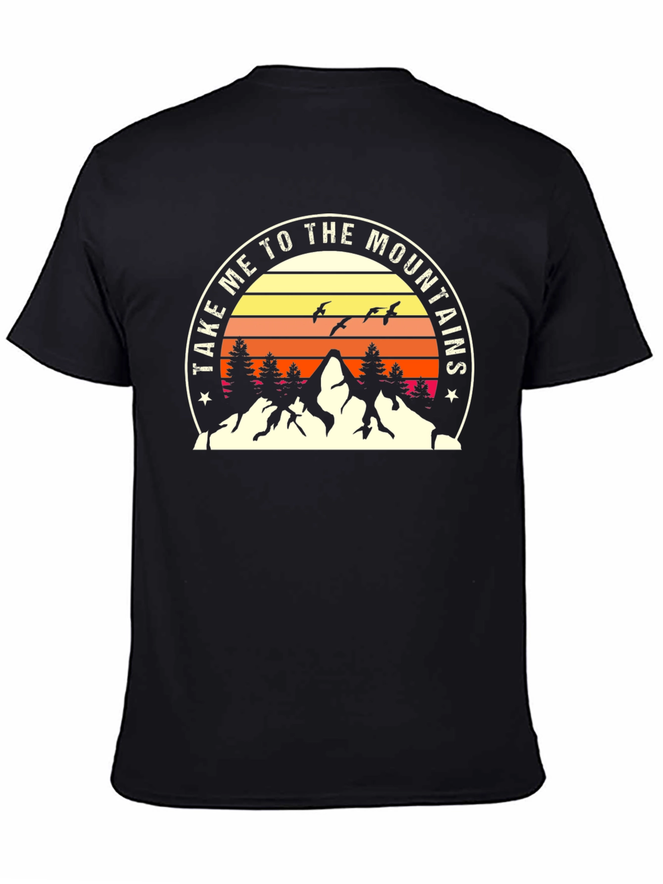 Take Me to the Mountains Black T-Shirt