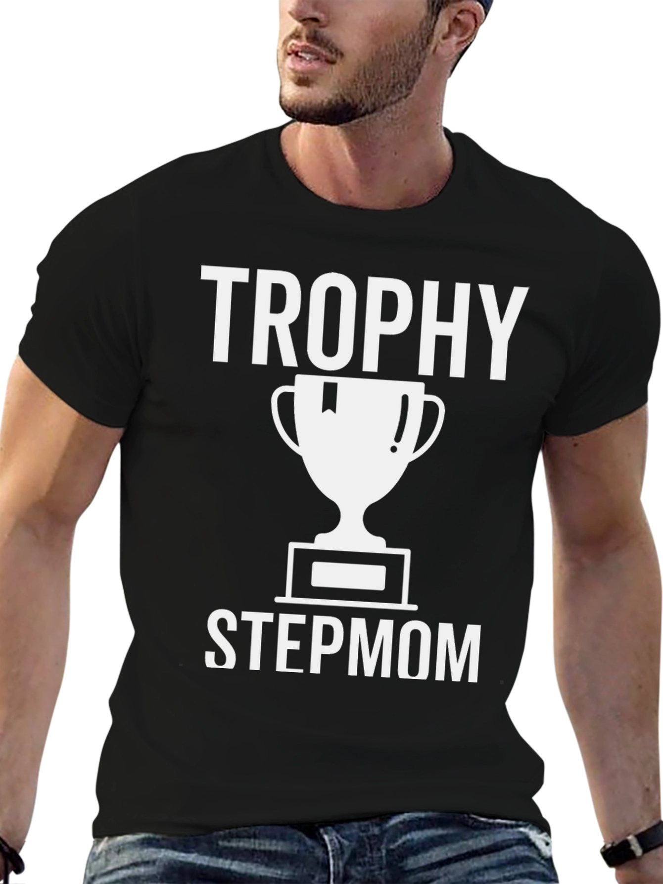 Trophy Stepmom Graphic T-Shirt - Black
