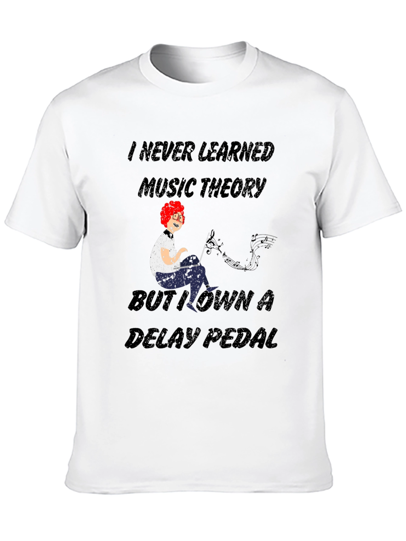 Music Theory Delay Pedal T-Shirt