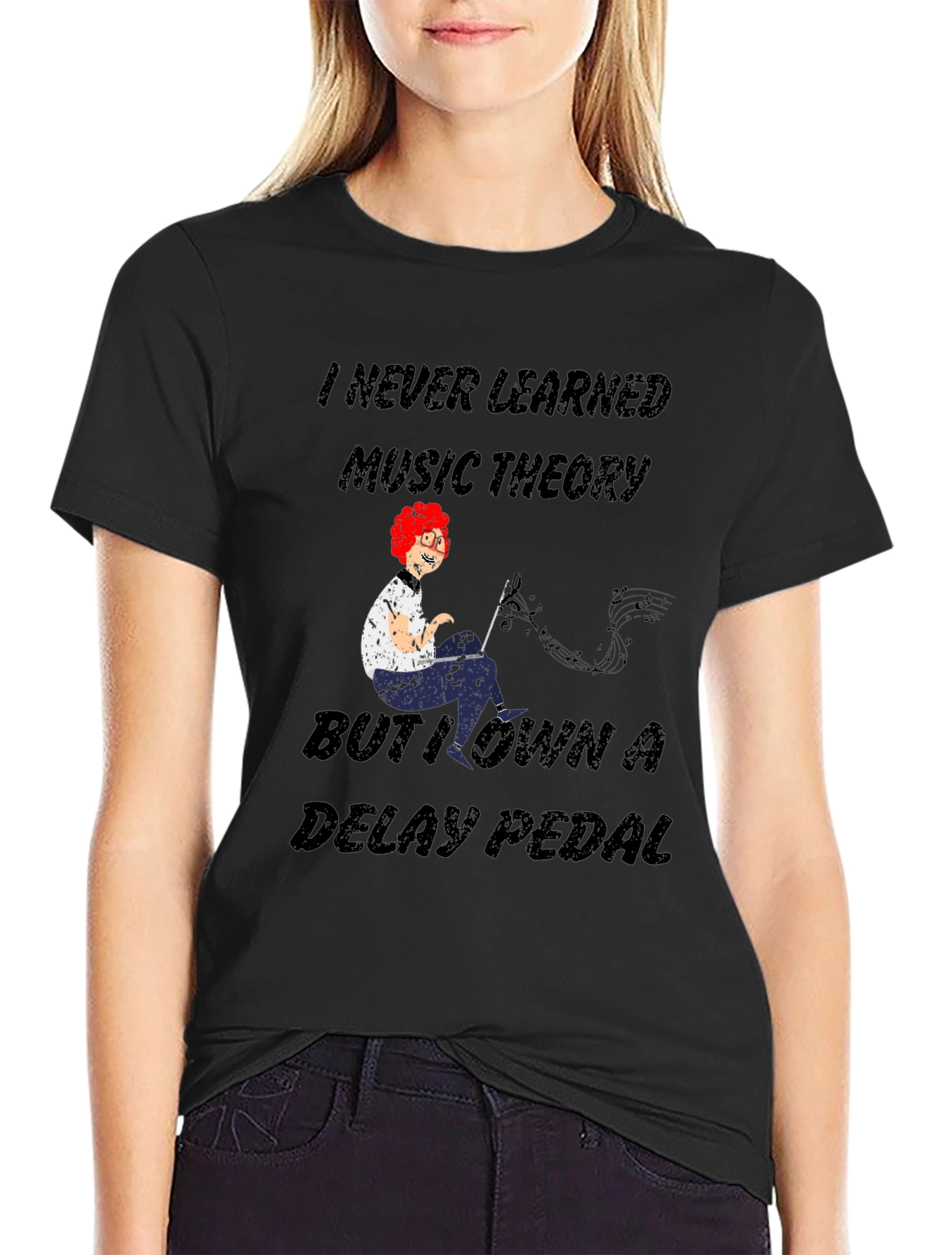 Music Theory Delay Pedal T-Shirt