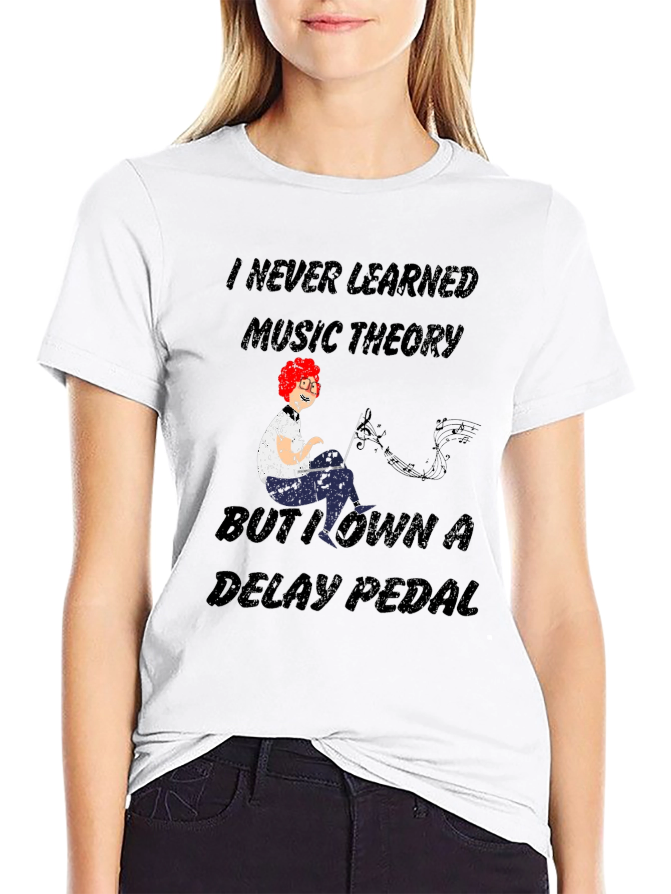 Music Theory Delay Pedal T-Shirt