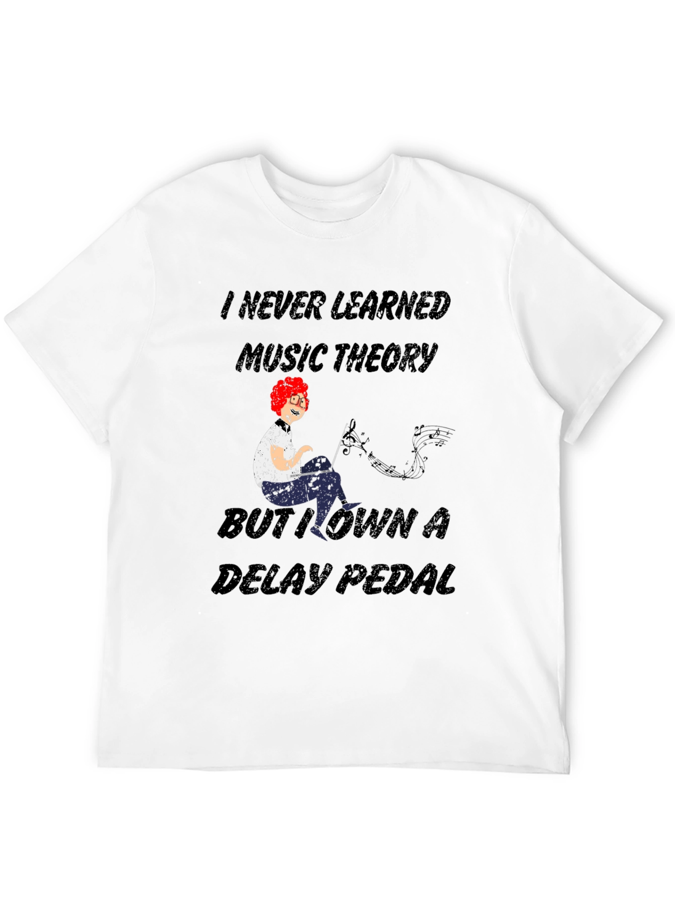Music Theory Delay Pedal T-Shirt