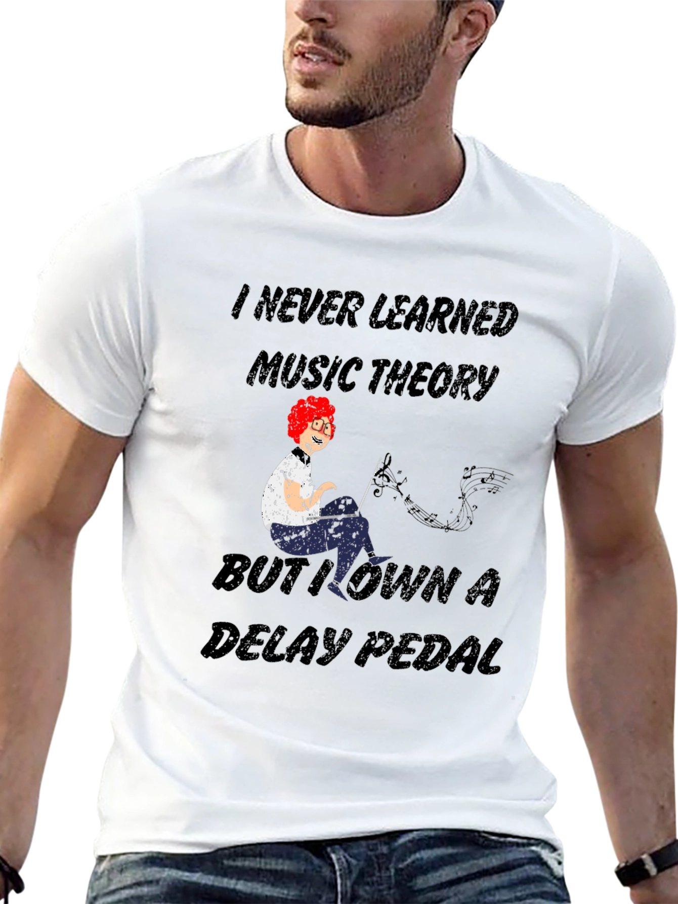 Music Theory Delay Pedal T-Shirt
