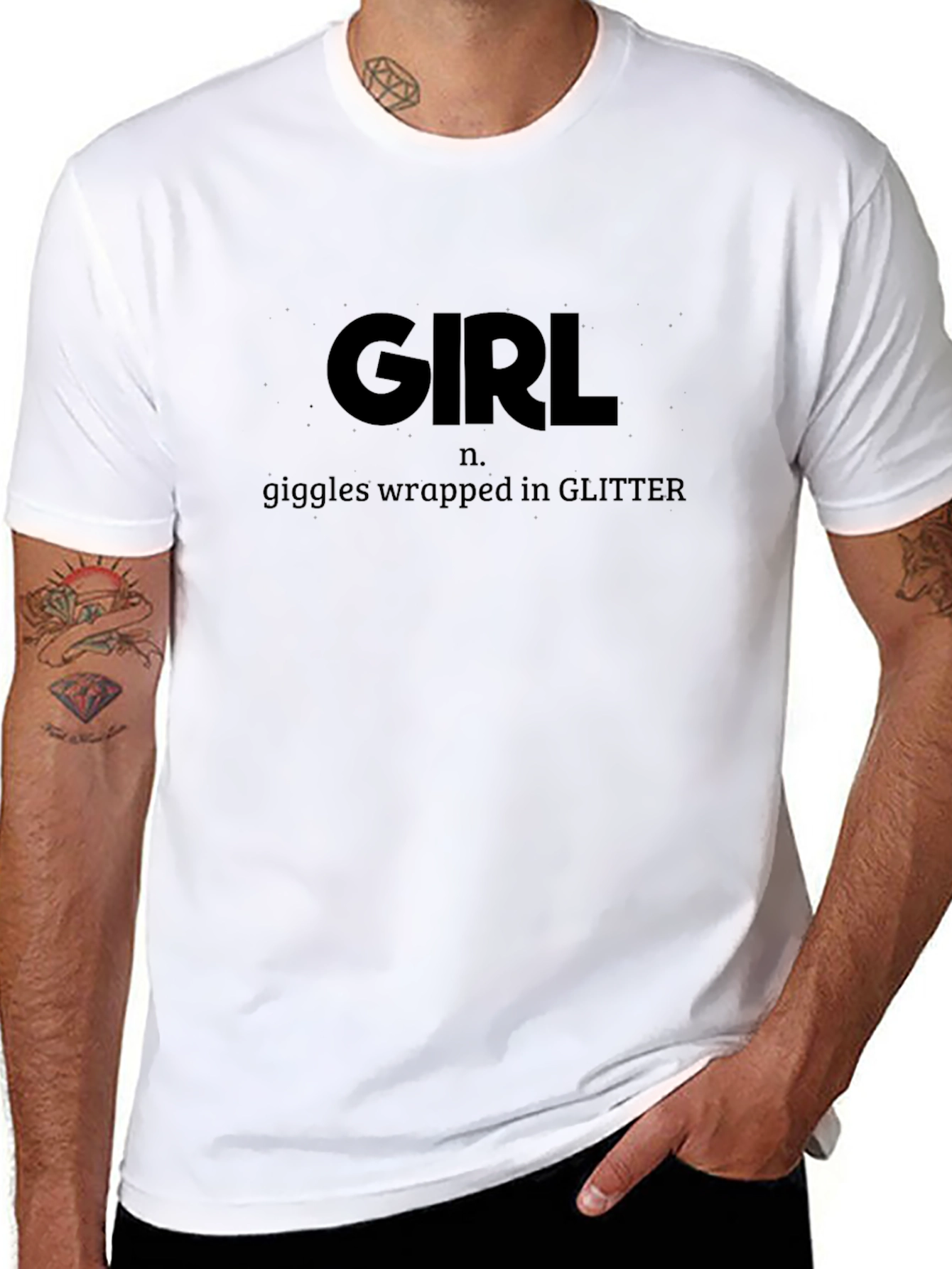 Girl Glitter Definition T-Shirt